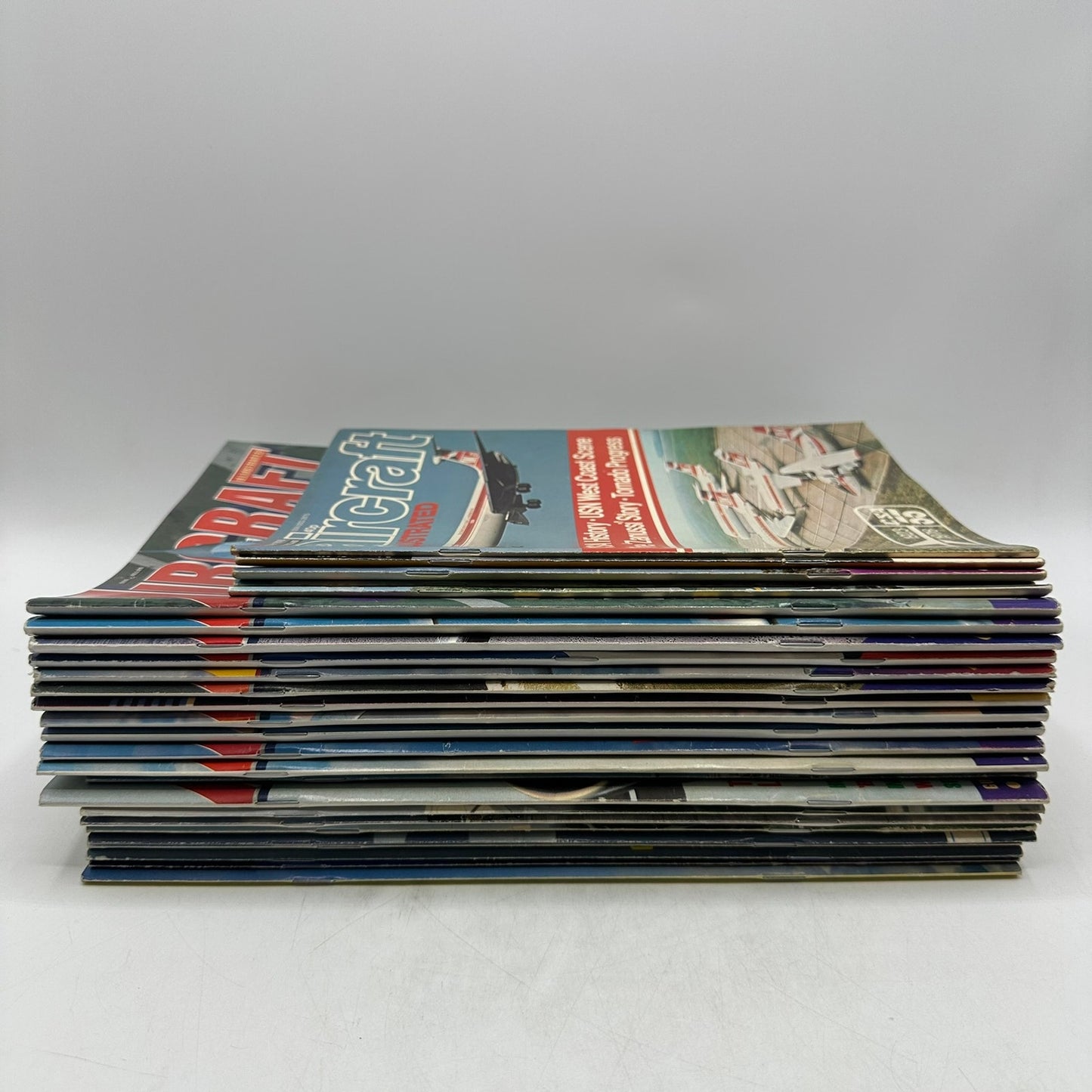 Aircraft Illustrated Magazines Lot of 27 Military Aviation History Technology