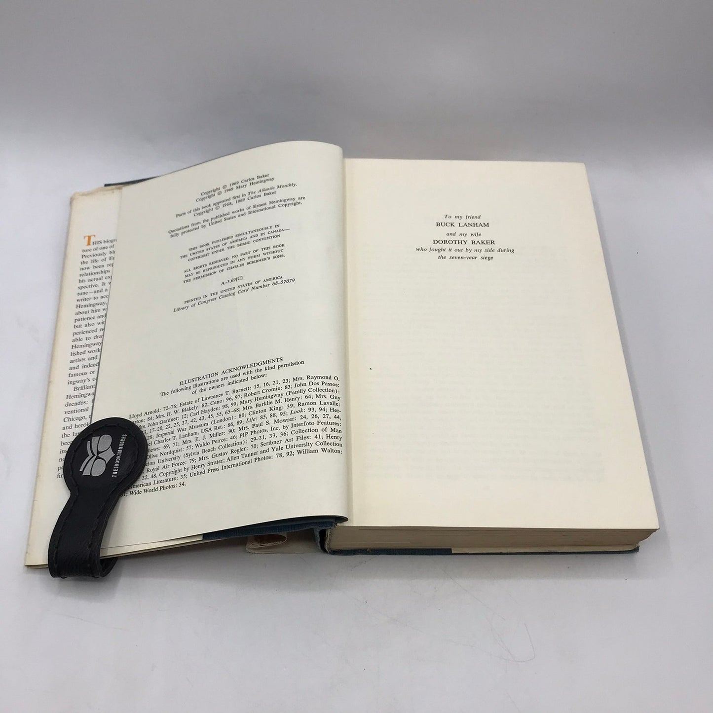 Ernest Hemingway A Life Story Carlos Baker Literary Criticism Biography Memoir