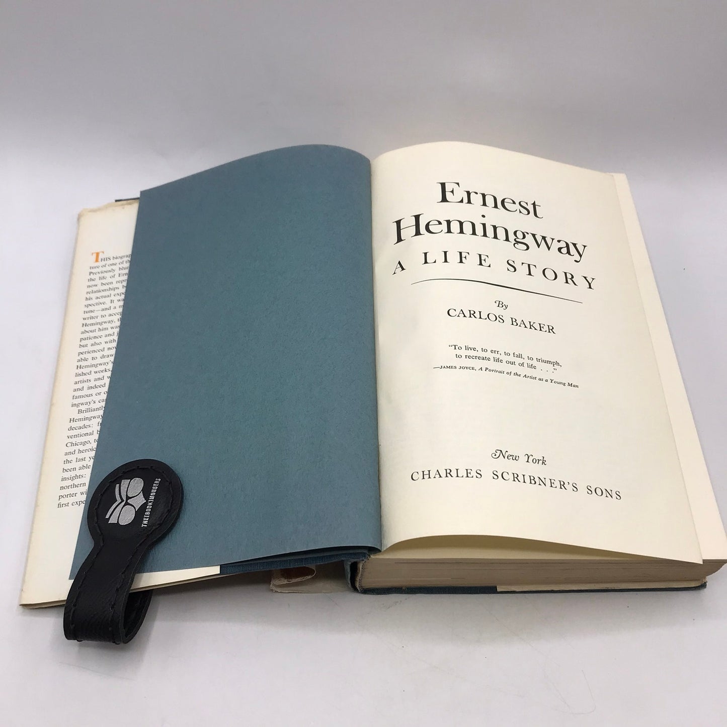 Ernest Hemingway A Life Story Carlos Baker Literary Criticism Biography Memoir