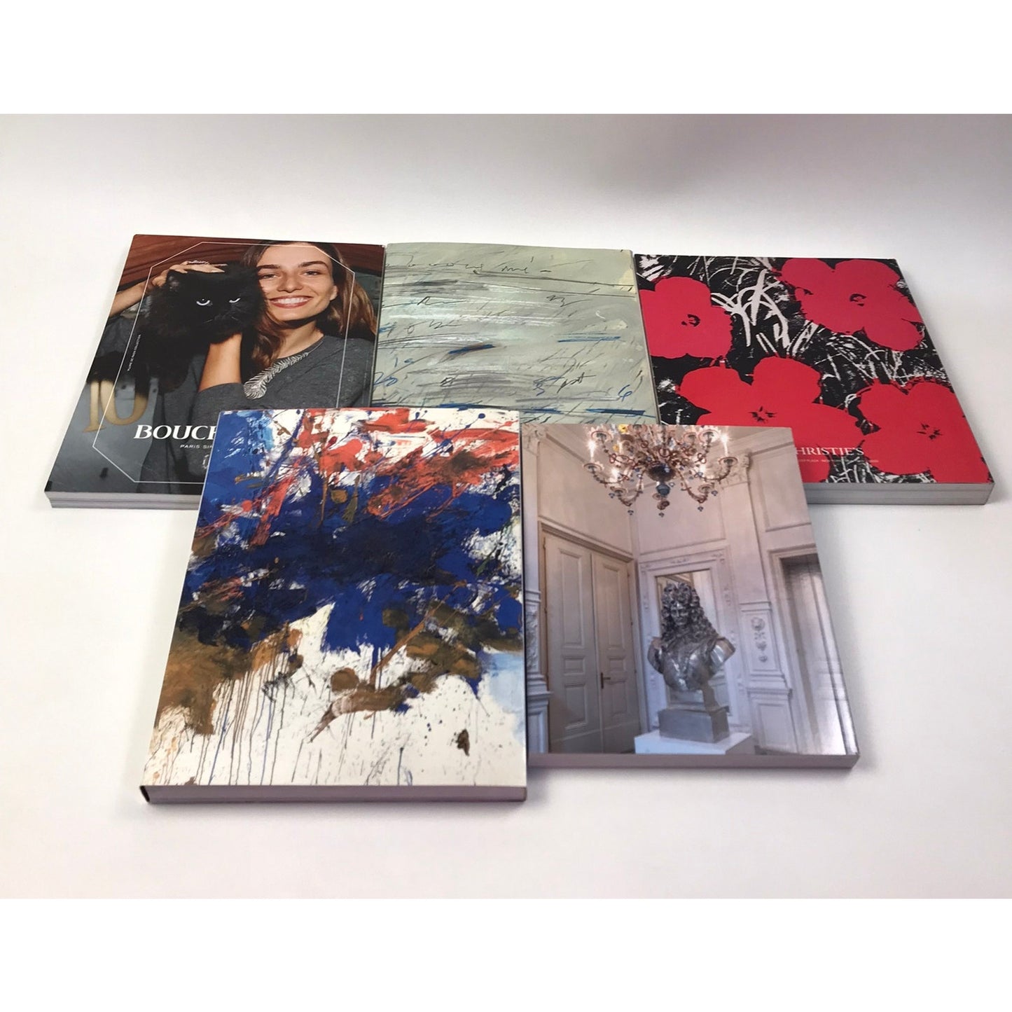 Christies Art Auction Catalogs Lot of 5 Freud Twombly Warhol Contemporary Modern