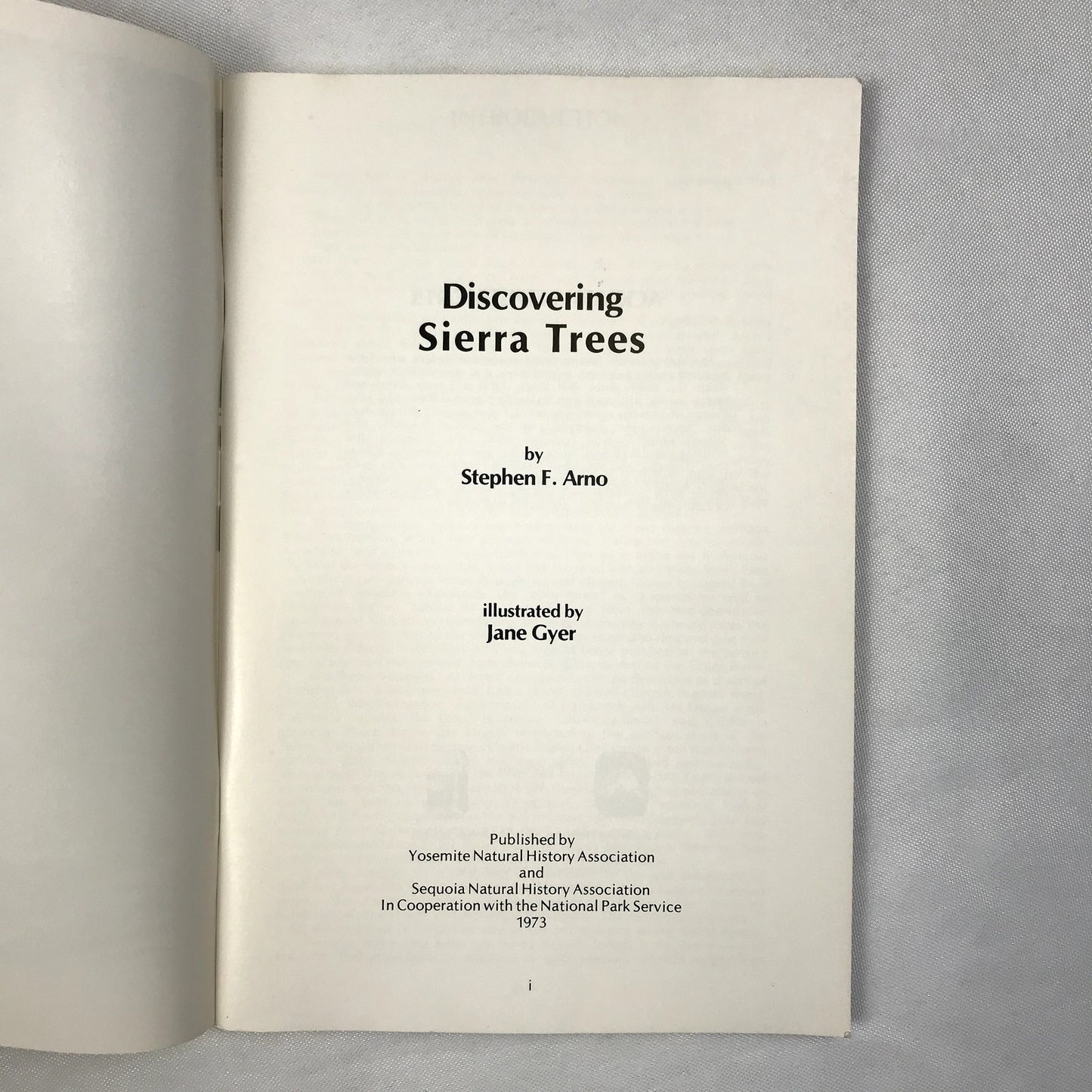 Discovering Sierra Trees Illustrated Paperback Book Stephen F. Arno 1973