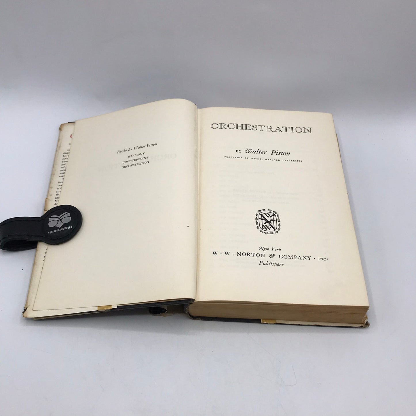 Orchestration Walter Piston Musical Score Instruments Instruction Education 1955