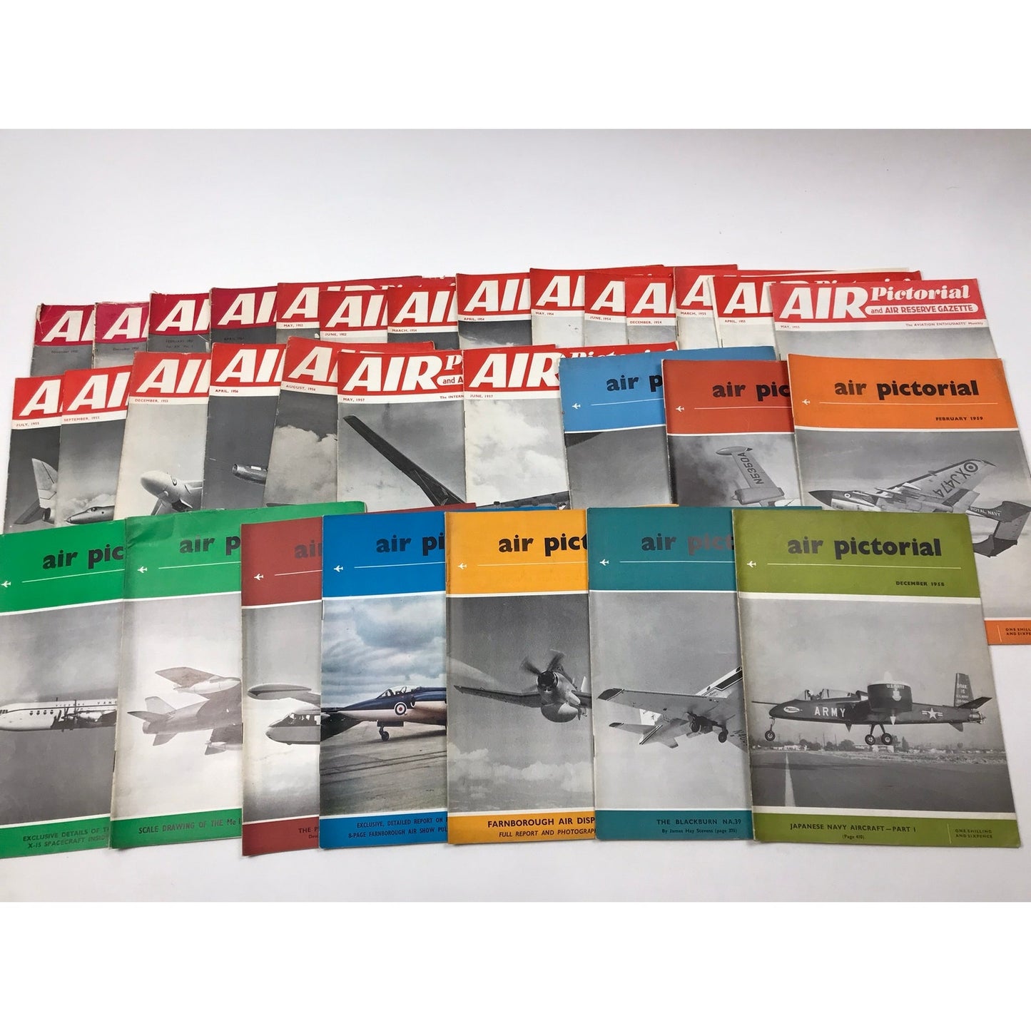 Air Pictorial Magazine Lot of 33 Issues Transportation Aircraft Aviation History