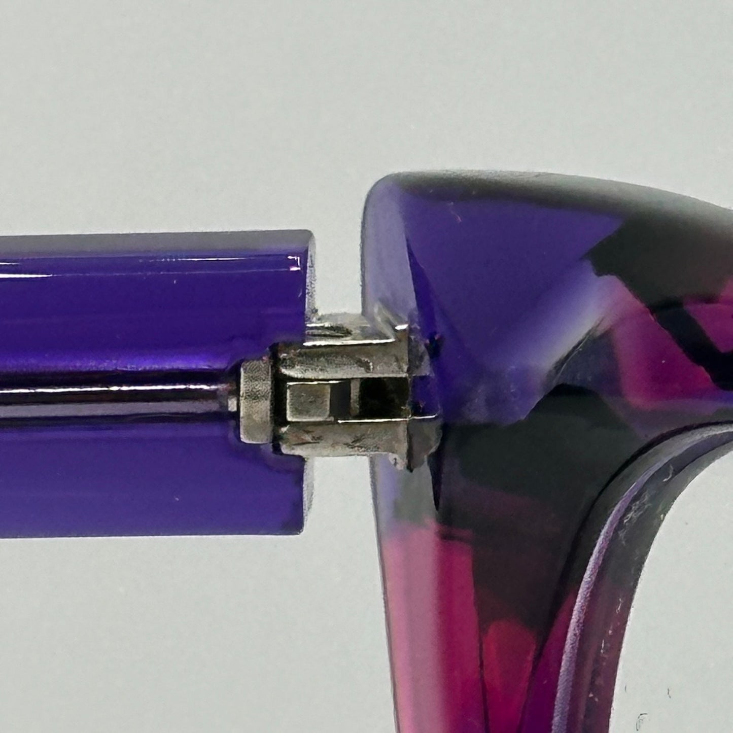 Alain Mikli Coralli A03142 004 Violet Transparent Cyclamen Cat Eye 52-15-145