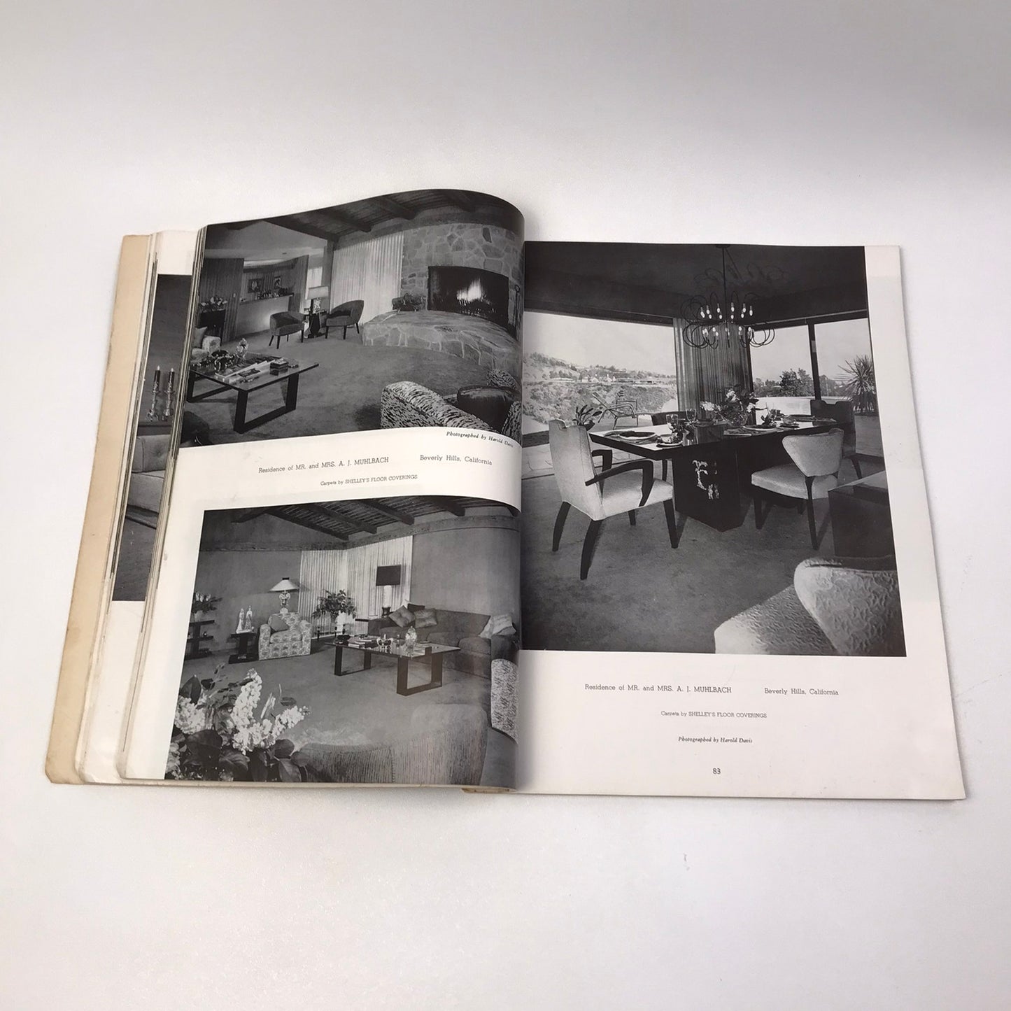 The Architectural Digest Magazine Volume XIV Number 4 Mid Century Modernism 1955