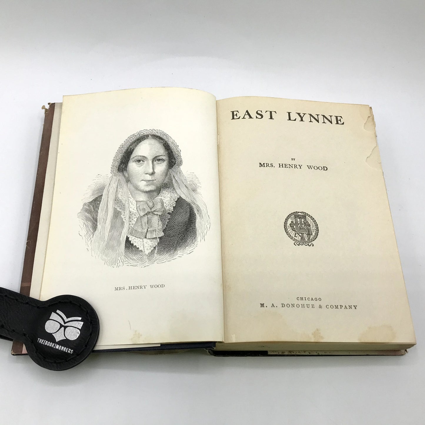 East Lynne by Mrs. Henry Wood Hardcover Novel M. A. Donohue & Co w/ Dust Cover