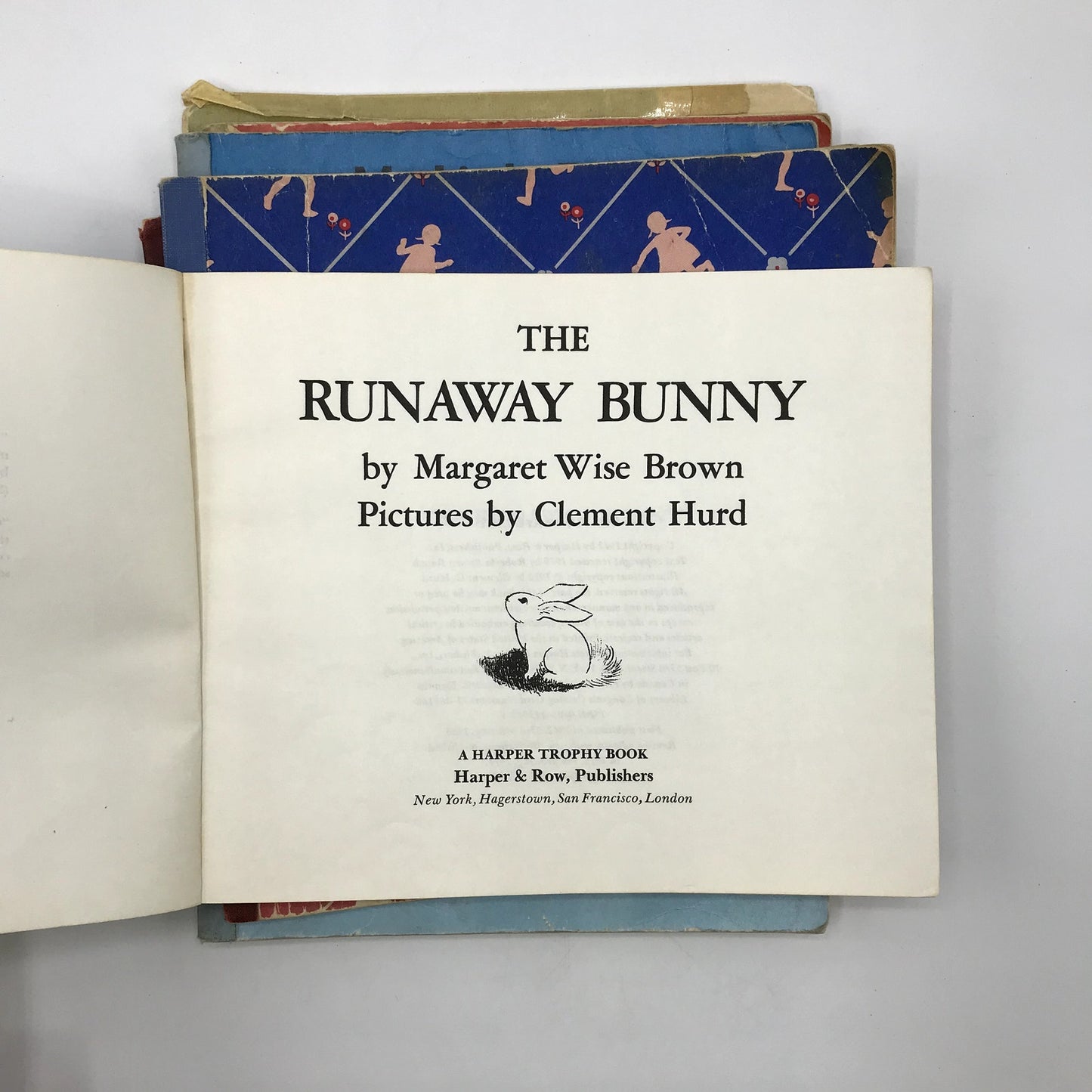 Children's Lot of 6 VTG Paperback Books Runaway Bunny, Sally Dick & Jane, etc.