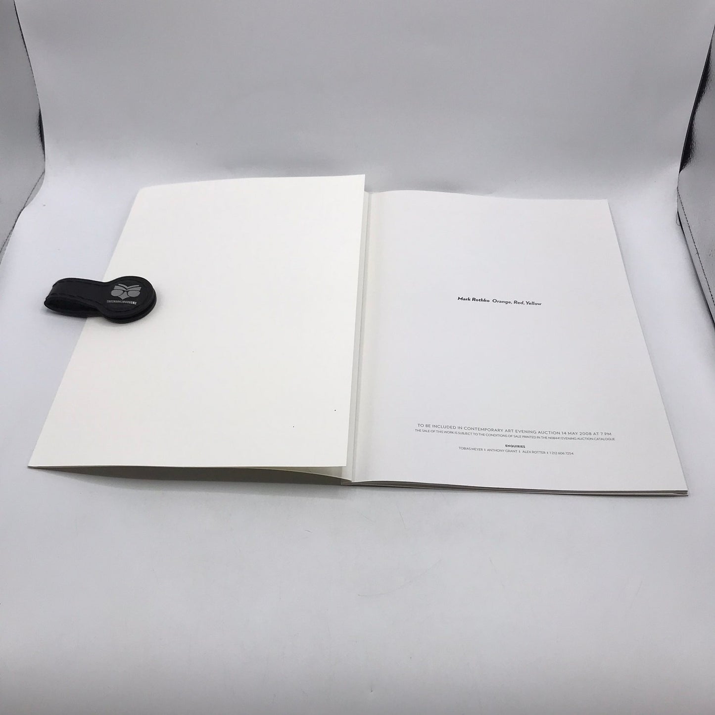 Mark Rothko Orange Red Yellow Auction Catalog Painting Abstract Expressionism
