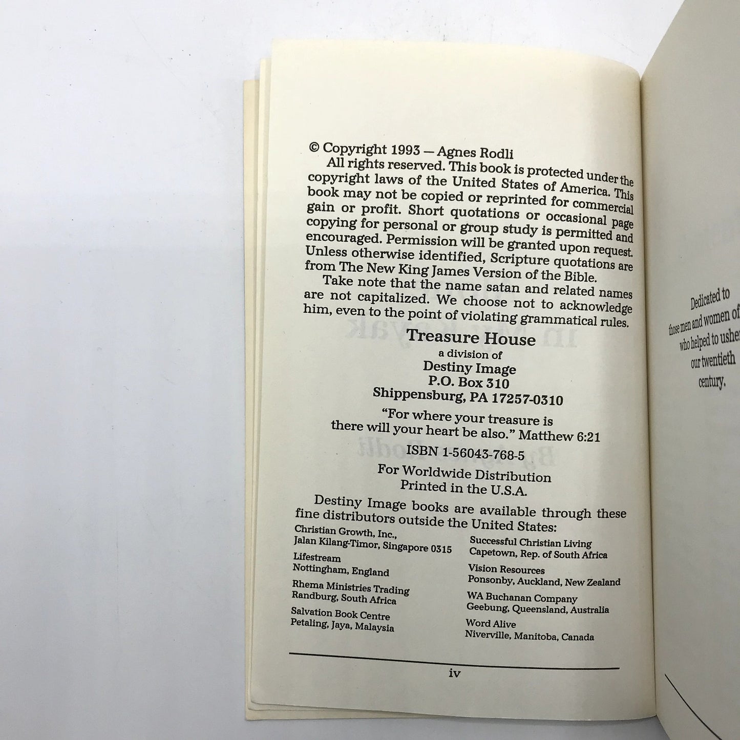 Alone In My Kayak Signed Spiritual Paperback English Book by Agnes Rodli 1993