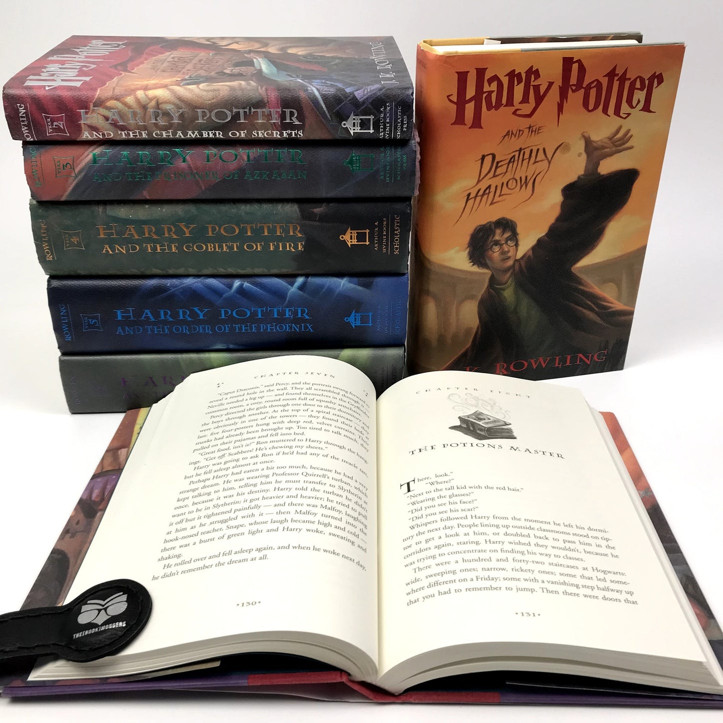 Harry Potter Complete 7 Book Set by J. K. Rowling Hardcover Novels Fantasy Magic