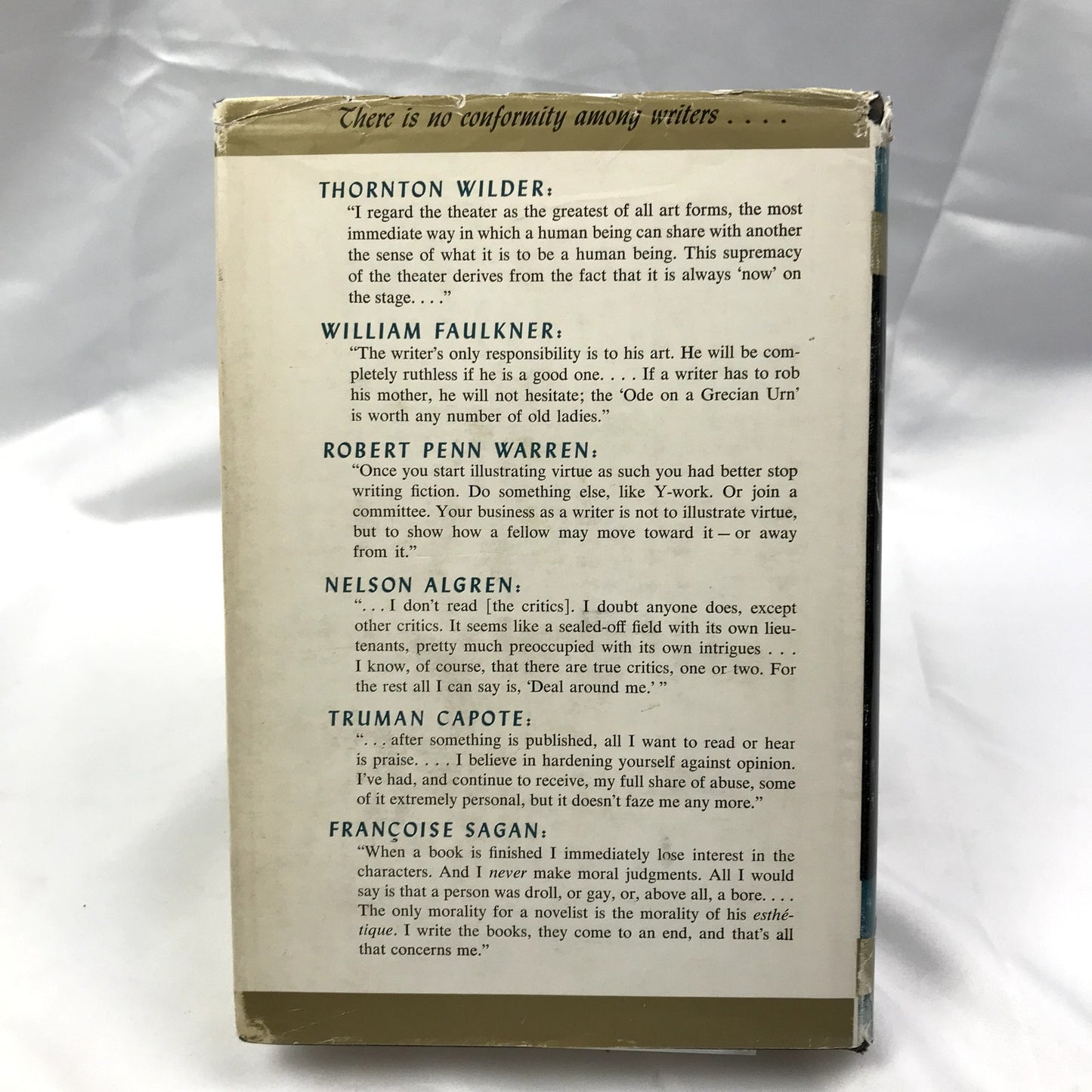 Writers At Work The Paris Review Interviews Rare 1st Edition Hardcover Book 1958