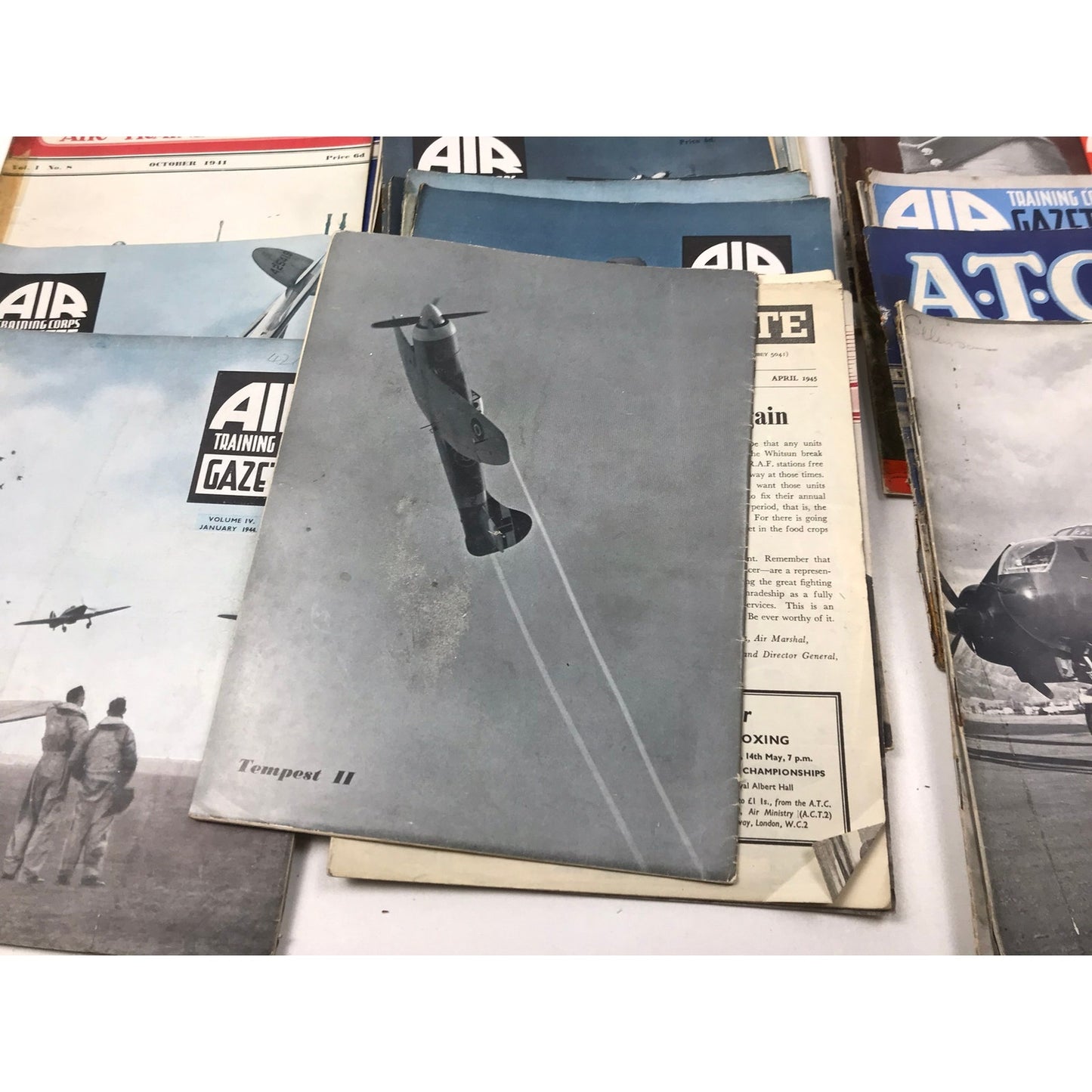 Air Training Corps Gazette 44 Issues Military Aviation History Magazines 1940s