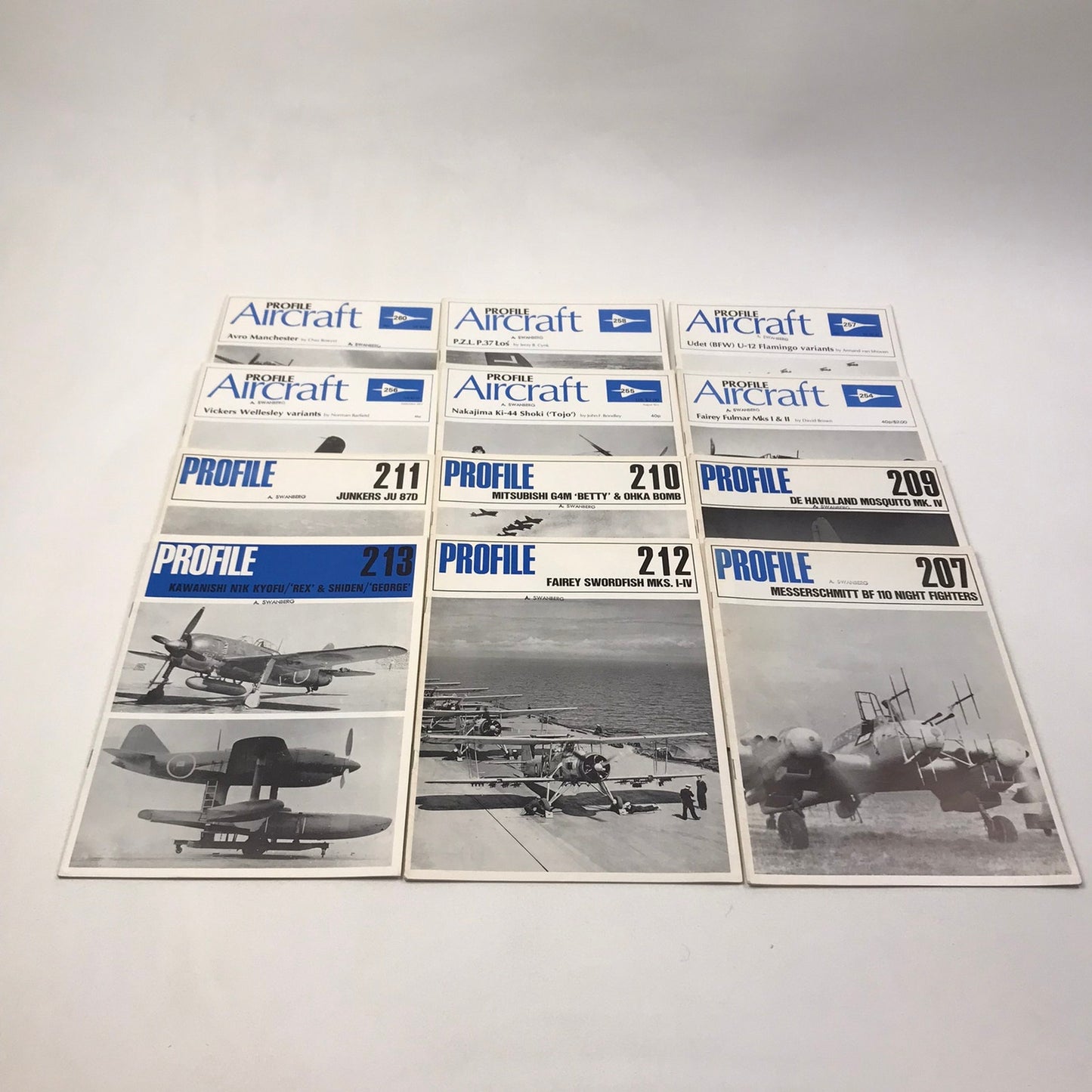 Aircraft Profile Magazine Lot of 17 Military History Design Aviation Engineering