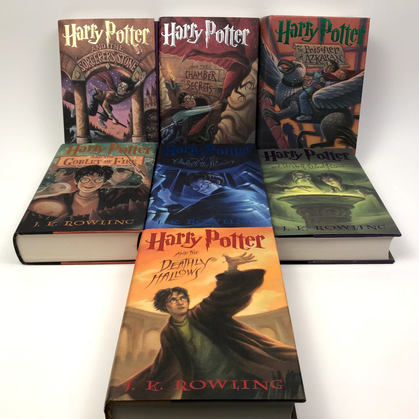 Harry Potter Complete 7 Book Set by J. K. Rowling Hardcover Novels Fantasy Magic