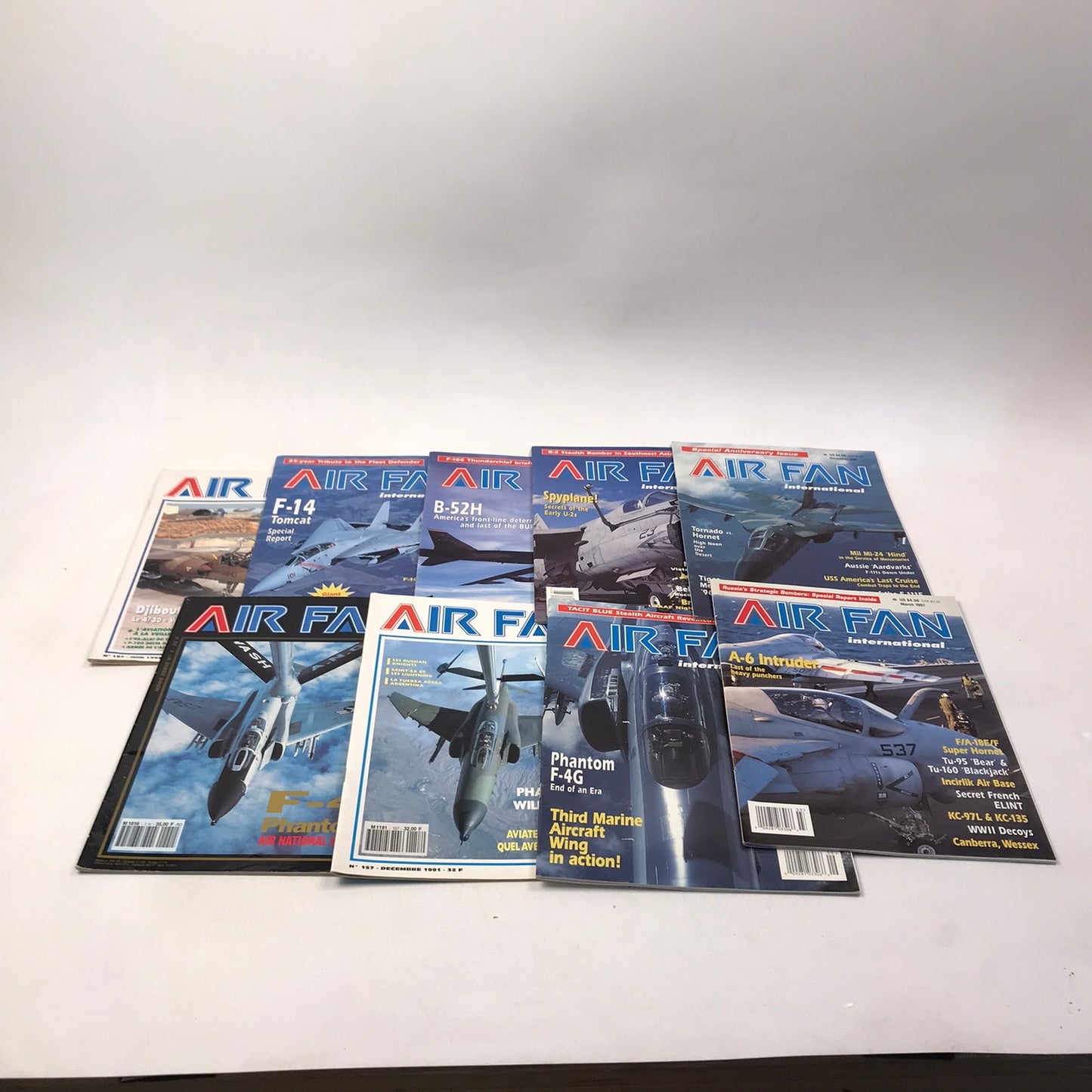 Air Fan Magazine Lot of 122 French Military Aviation Aeronautic History 1979-96