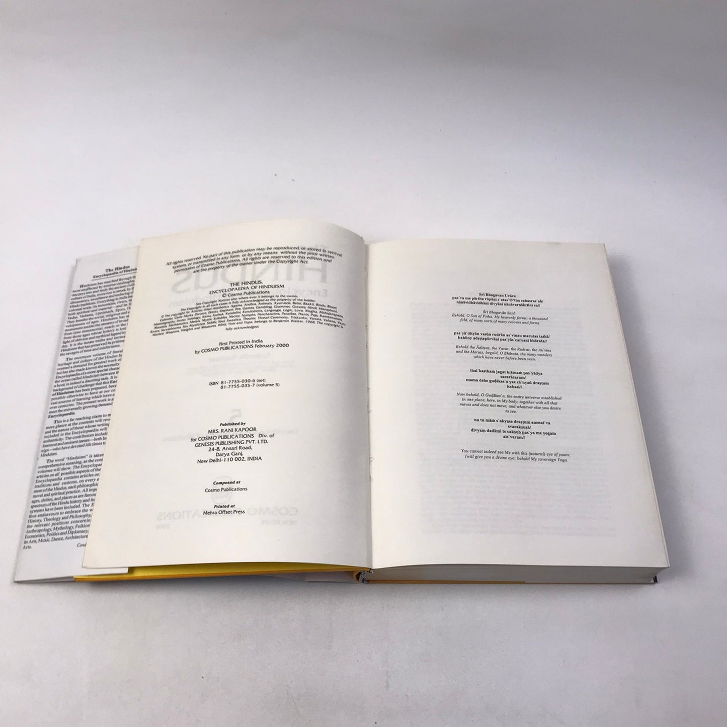 The Hindu Encyclopedia of Hinduism Subodh Kapoor Volumes 1-5 Religion History