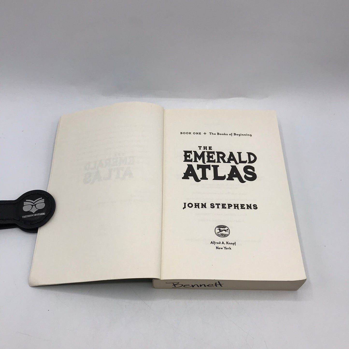 The Emerald Atlas Books of Beginning John Stephens Advance Readers Time Travel