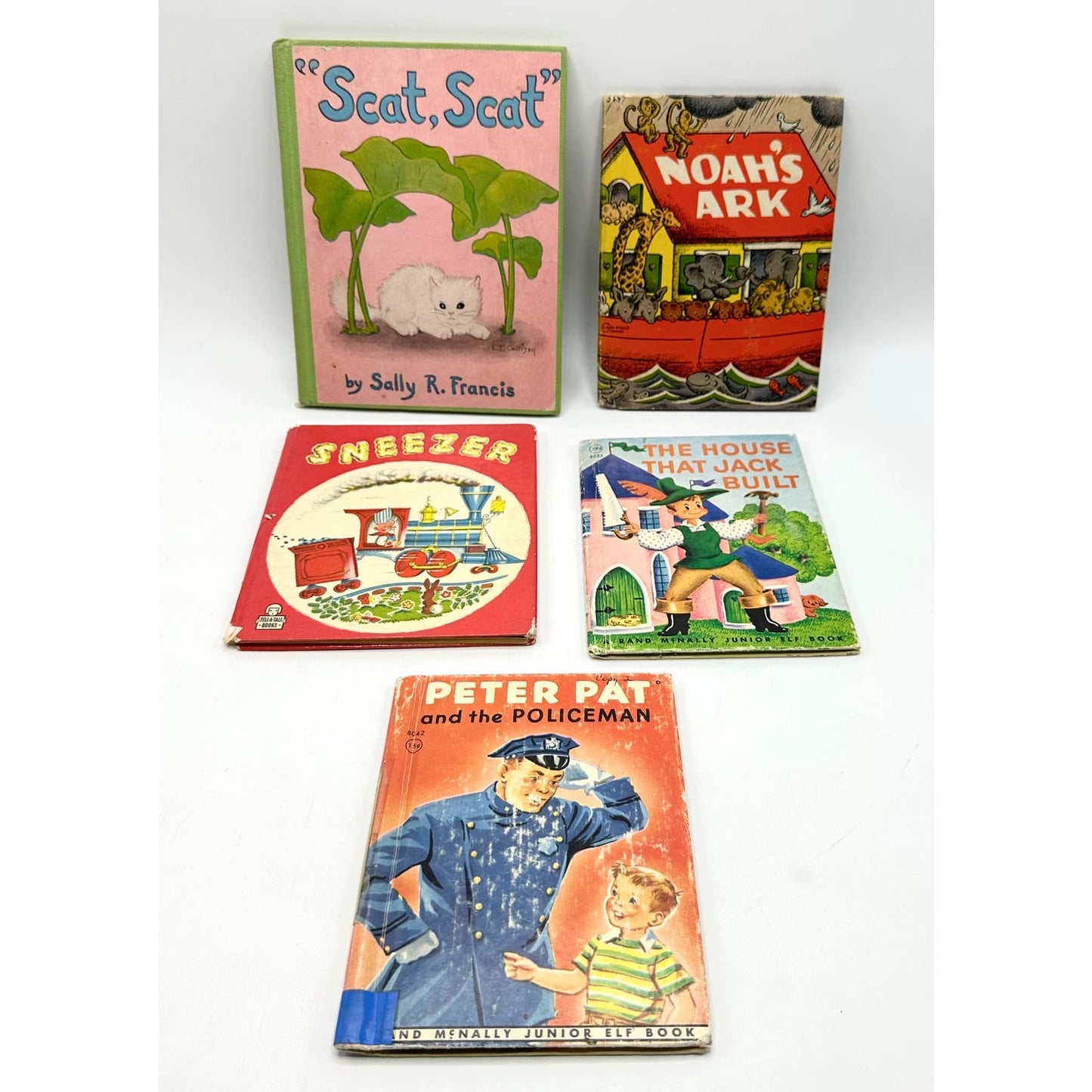 Vintage Lot of 10 1990's Full Color Illustrated English Children's Books