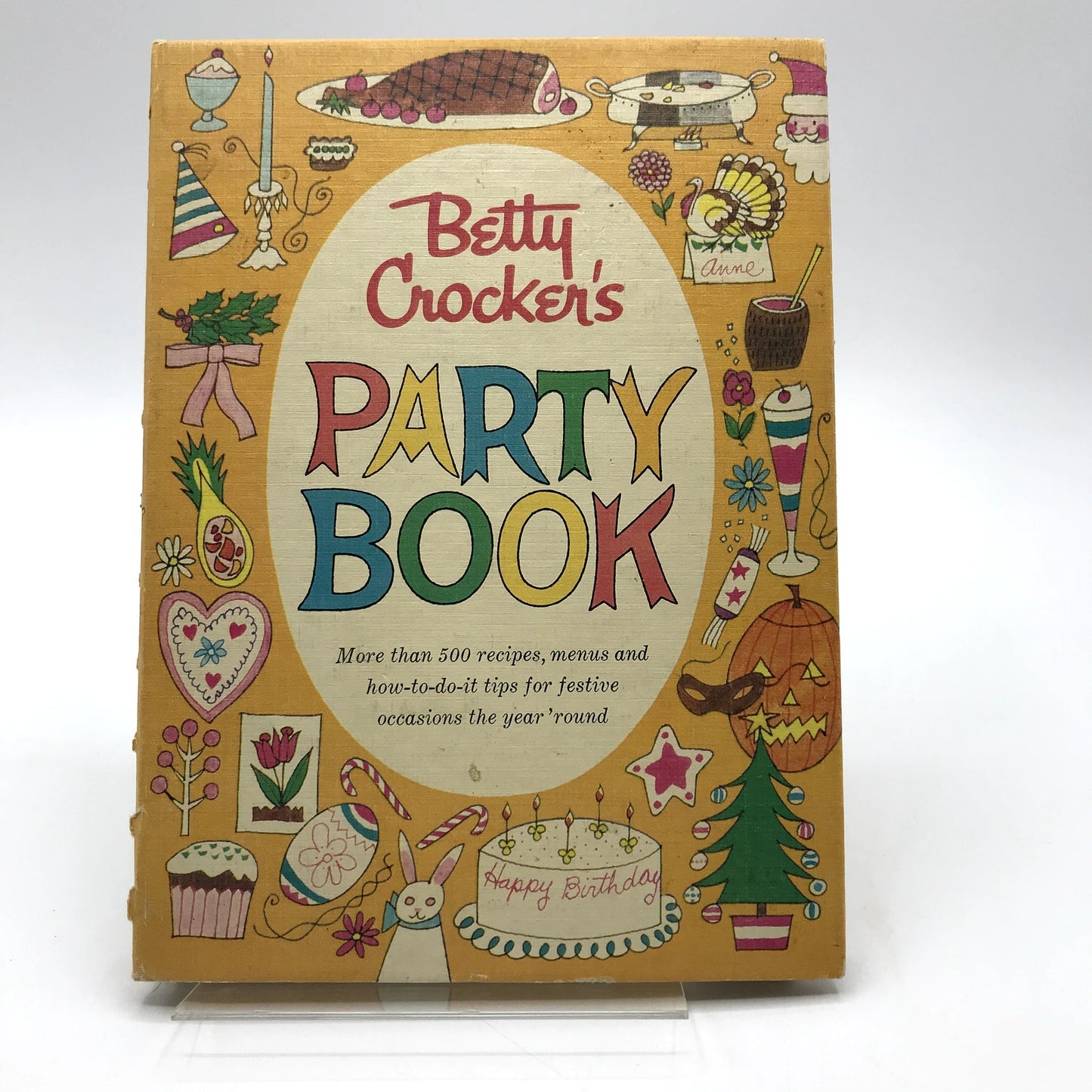Betty Crocker's Party Book Hardcover Illustrated Golden Press 1960 1st Edition