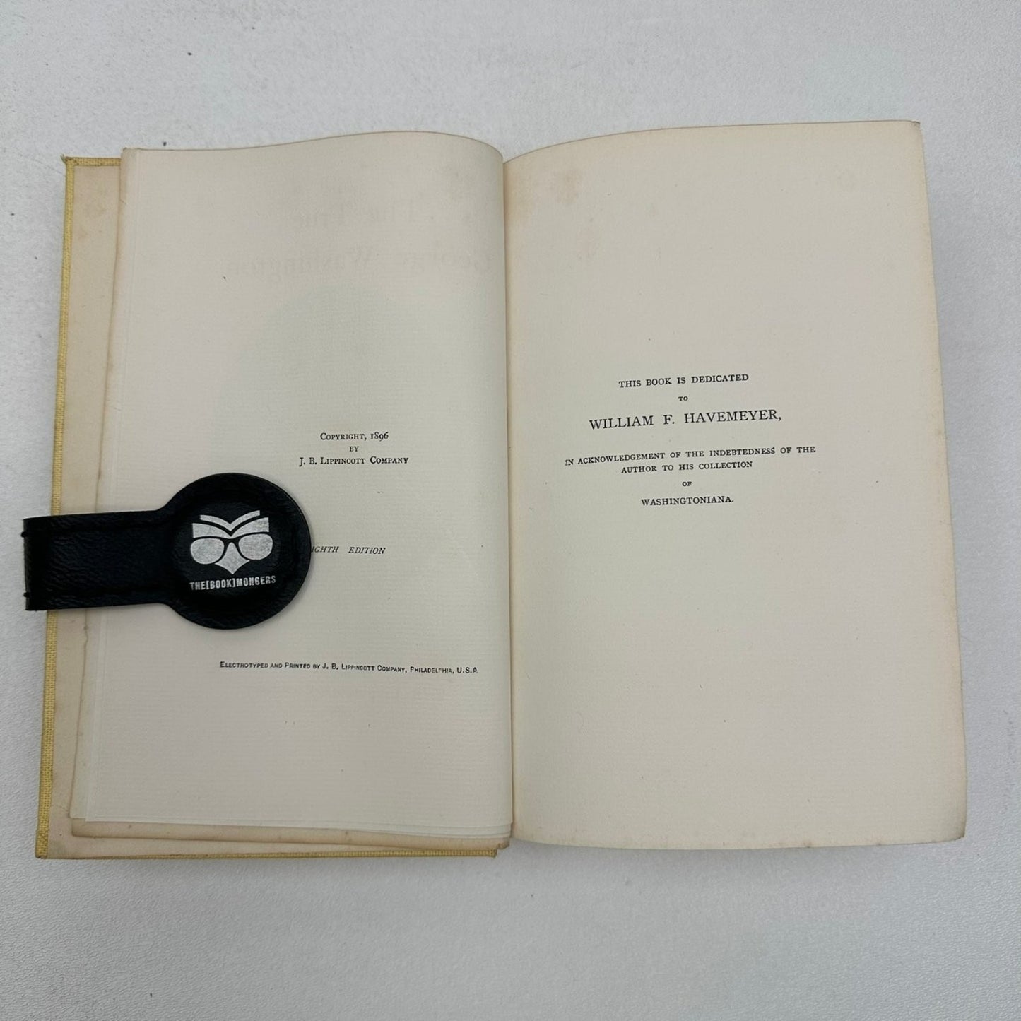 The True George Washington Paul Leicester Ford 1900 Eighth Edition Biography