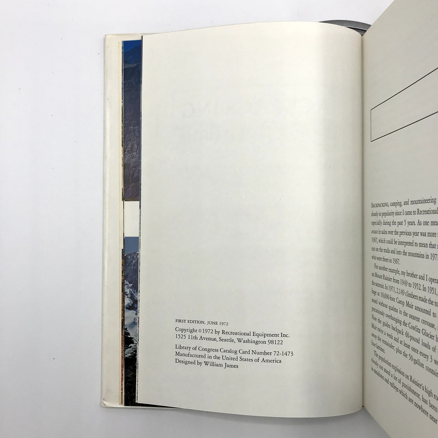 Backpacking: One Step at a Time Illustrated 1st Edition Book Harvey Manning 1972