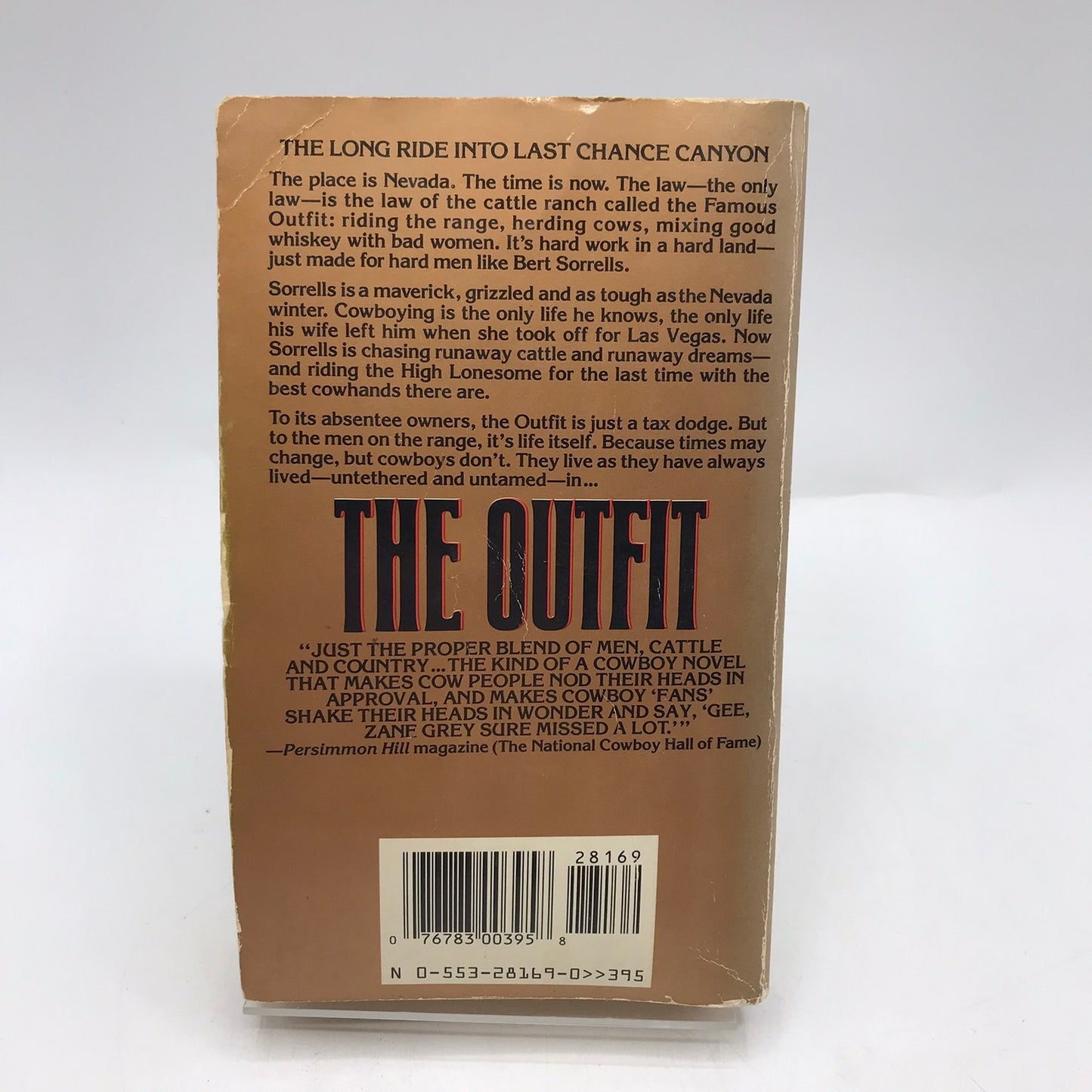 The Outfit J P S Brown Adventure Western Fiction Cattle Ranching Cowboy Life