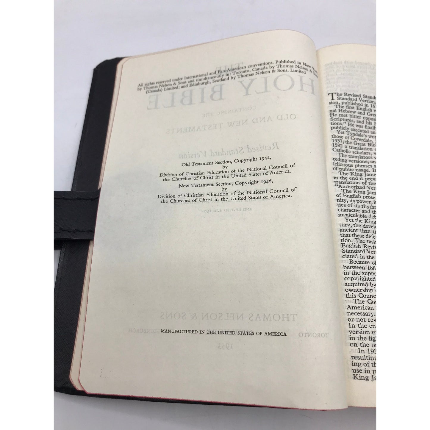 The Holy Bible Revised Standard Version Religious Spiritual Theology Faith 1953