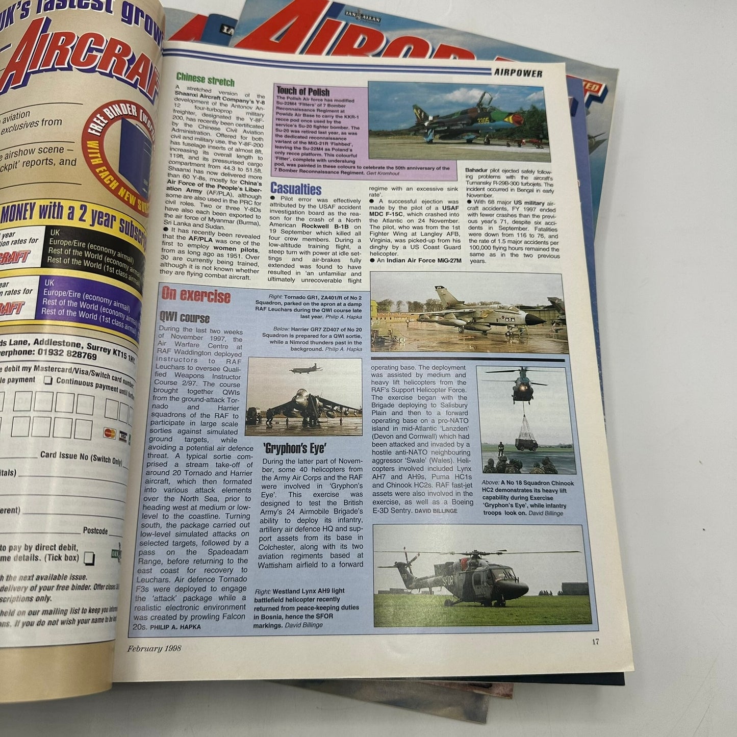 Aircraft Illustrated Magazines Lot of 27 Military Aviation History Technology