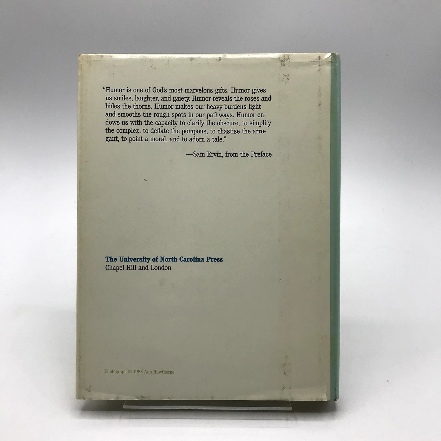 Humor of a Country Lawyer Signed & Inscribed Hardcover by Sam J. Ervin Jr. 1983