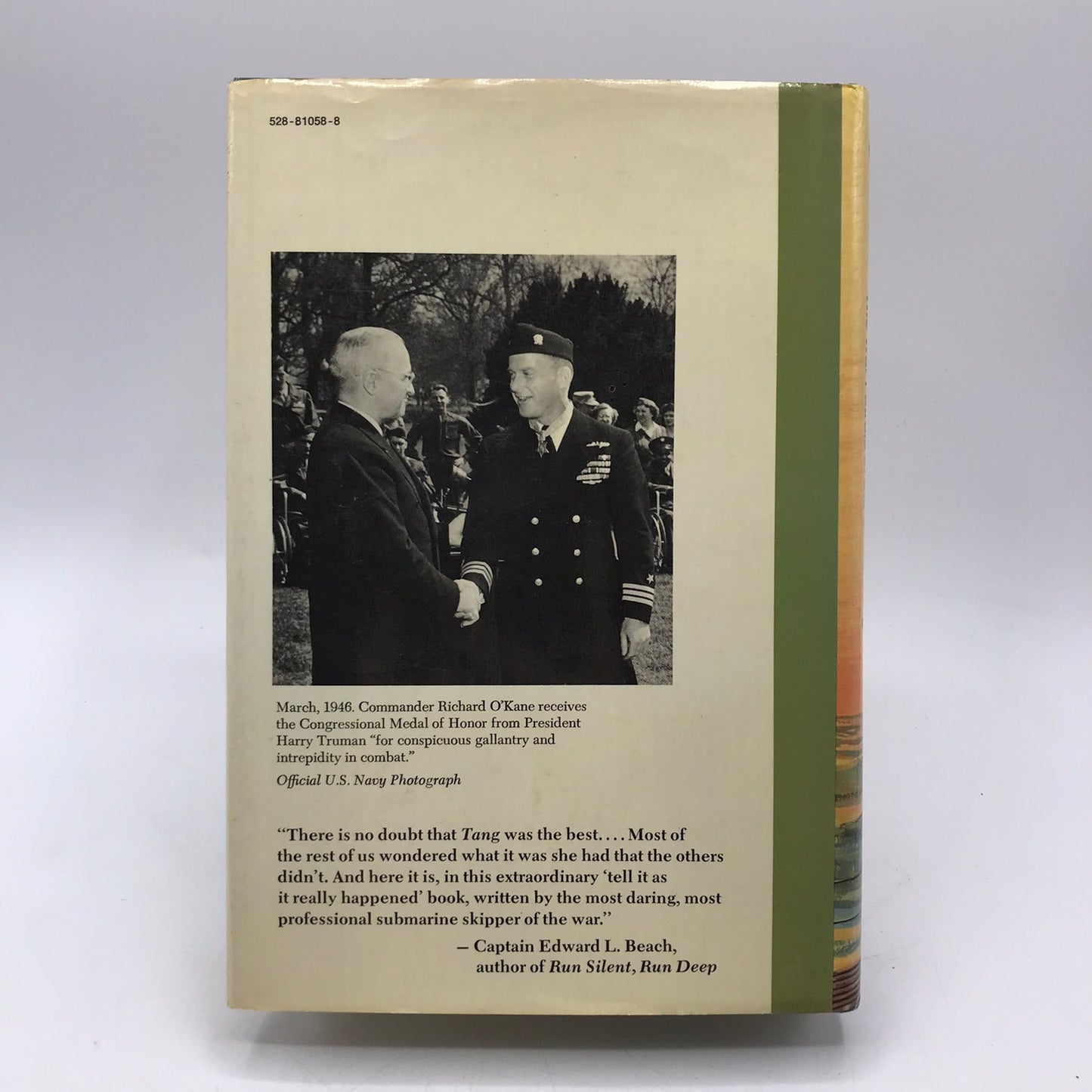 Clear the Bridge Richard H OKane SIGNED Naval History Submarine Biography Memoir