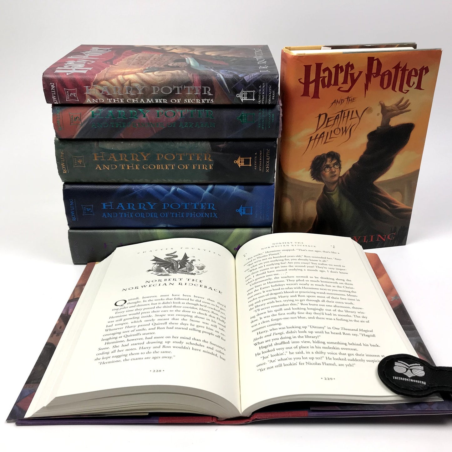 Harry Potter Complete 7 Book Set by J. K. Rowling Hardcover Novels Fantasy Magic