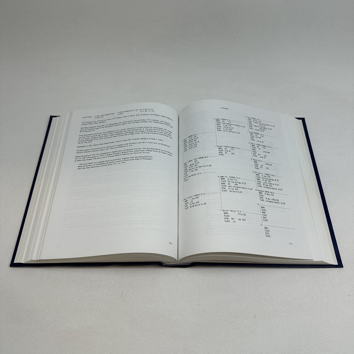 Frontiers to the West Carolyn J. Sell 1990 Volume I Genealogy History Hardcover