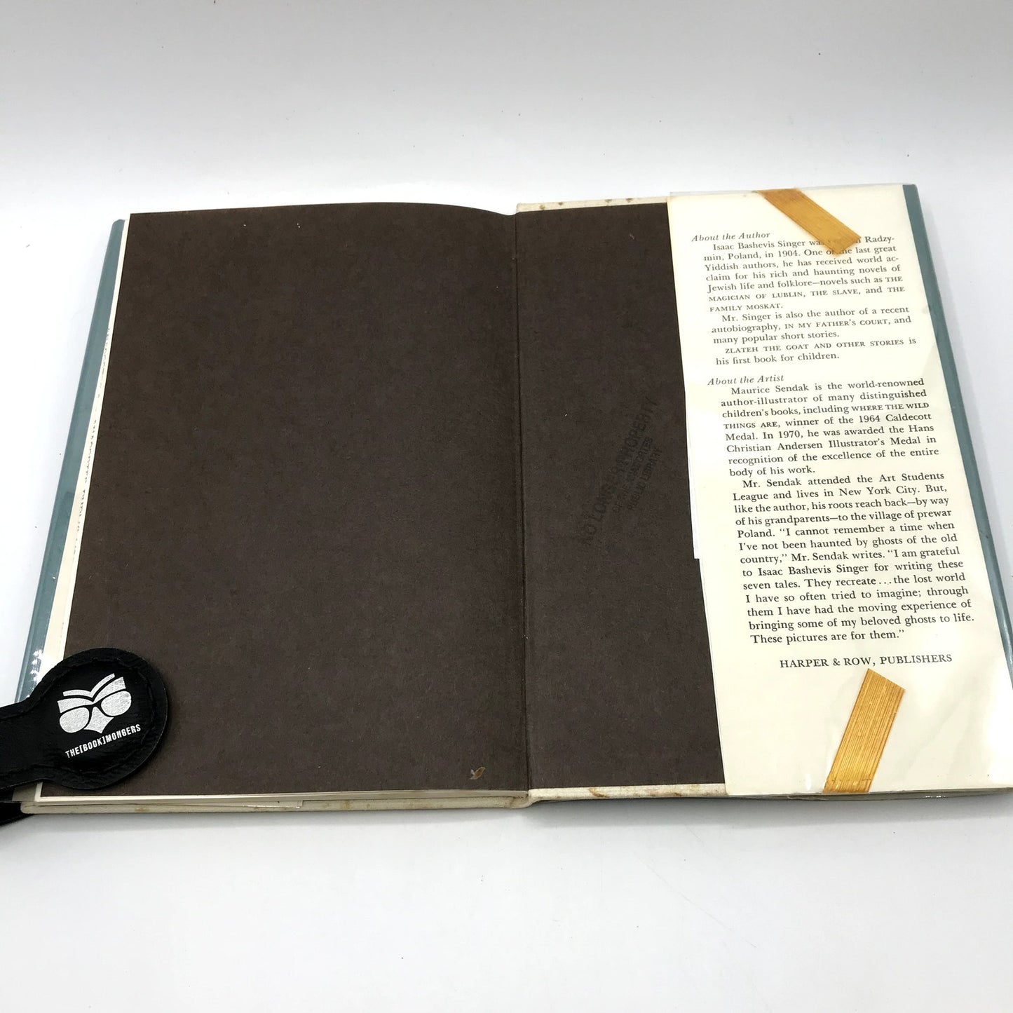 Zlateh The Goat & Other Stories Illustrated HC by Isaac Bashevis Singer 1966