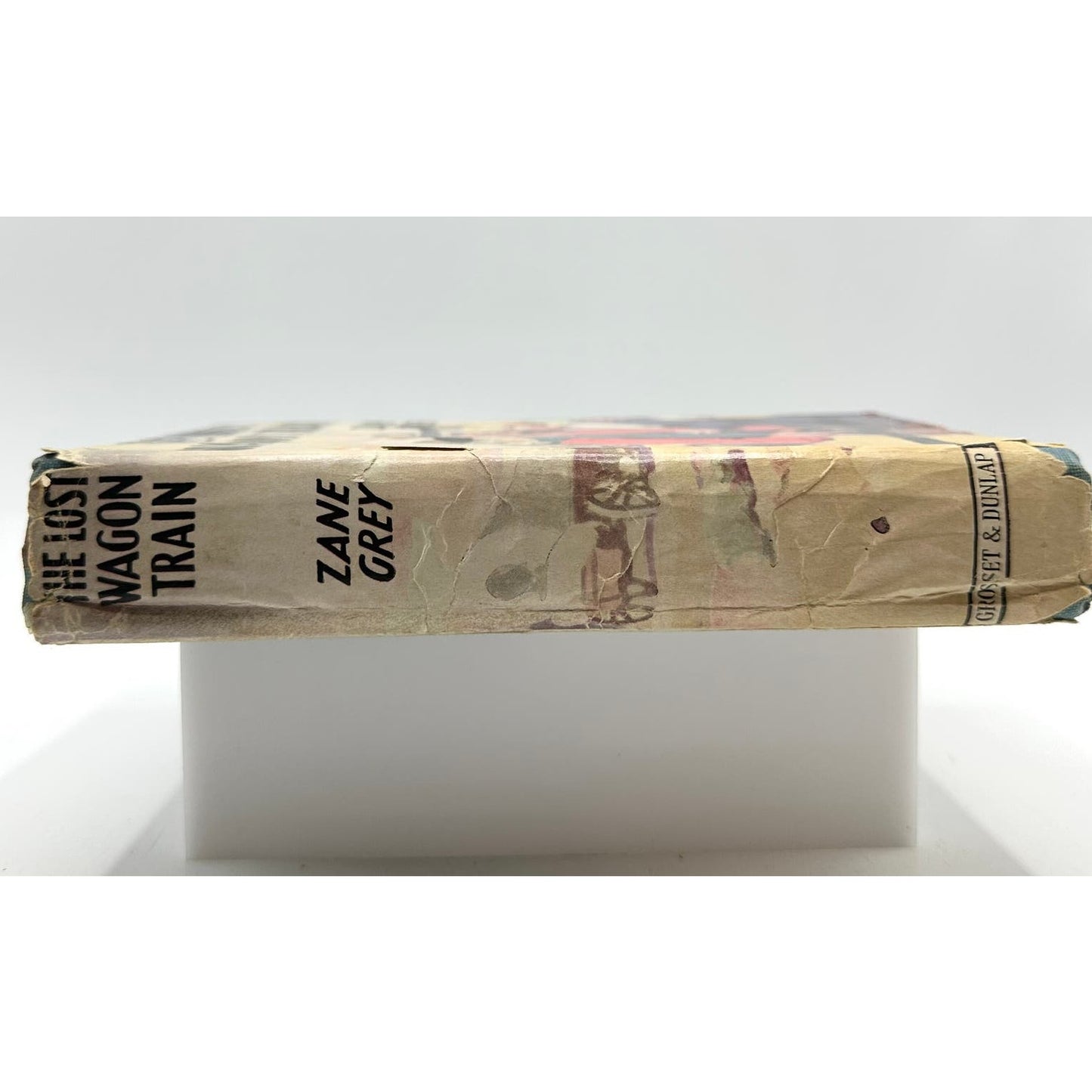 Vintage The Lost Wagon Train by Zane Grey 1936 Western Novel Hardcover Book