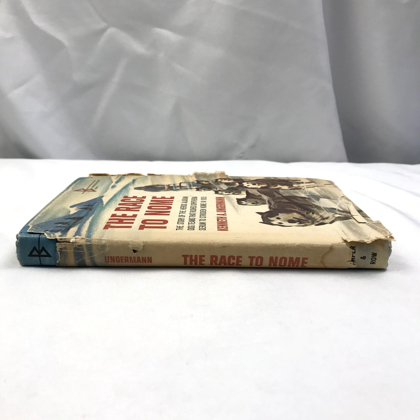 The Race to Nome Hardcover Book by Kenneth A. Ungermann 1963 First Edition