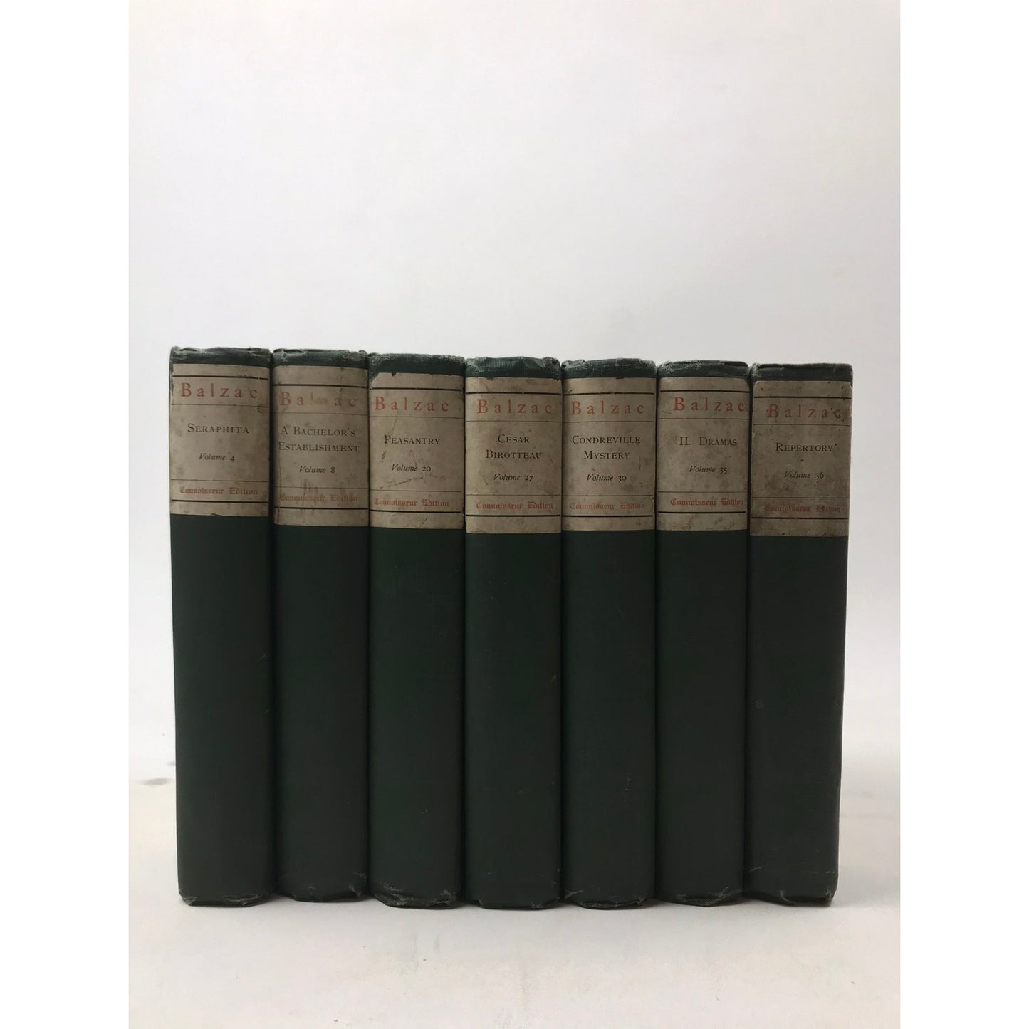 The Works of Honore de Balzac Lot of 7 Connoisseur Editions French Literature