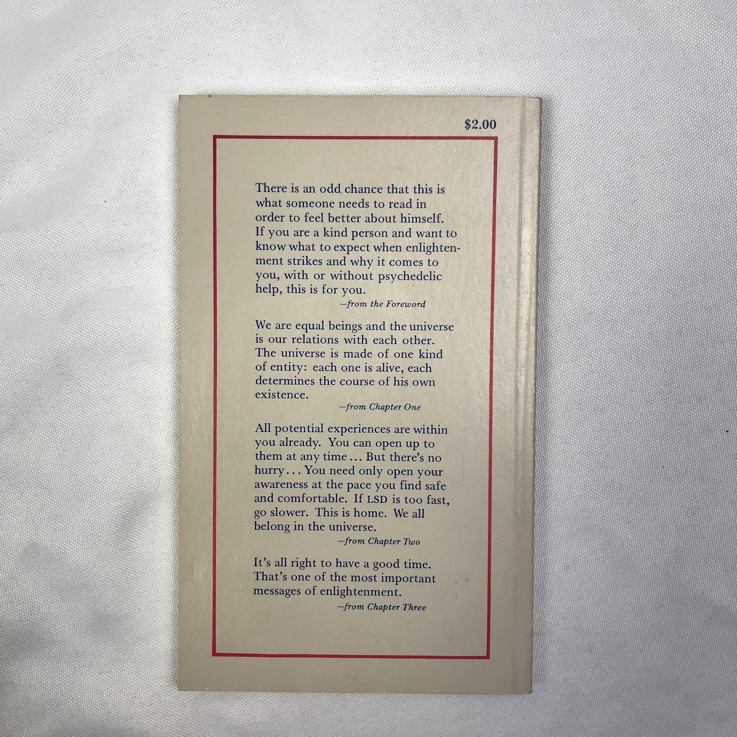 The Lazy Man's Guide to Enlightenment Paperback Book by Thaddeus Golas 1975