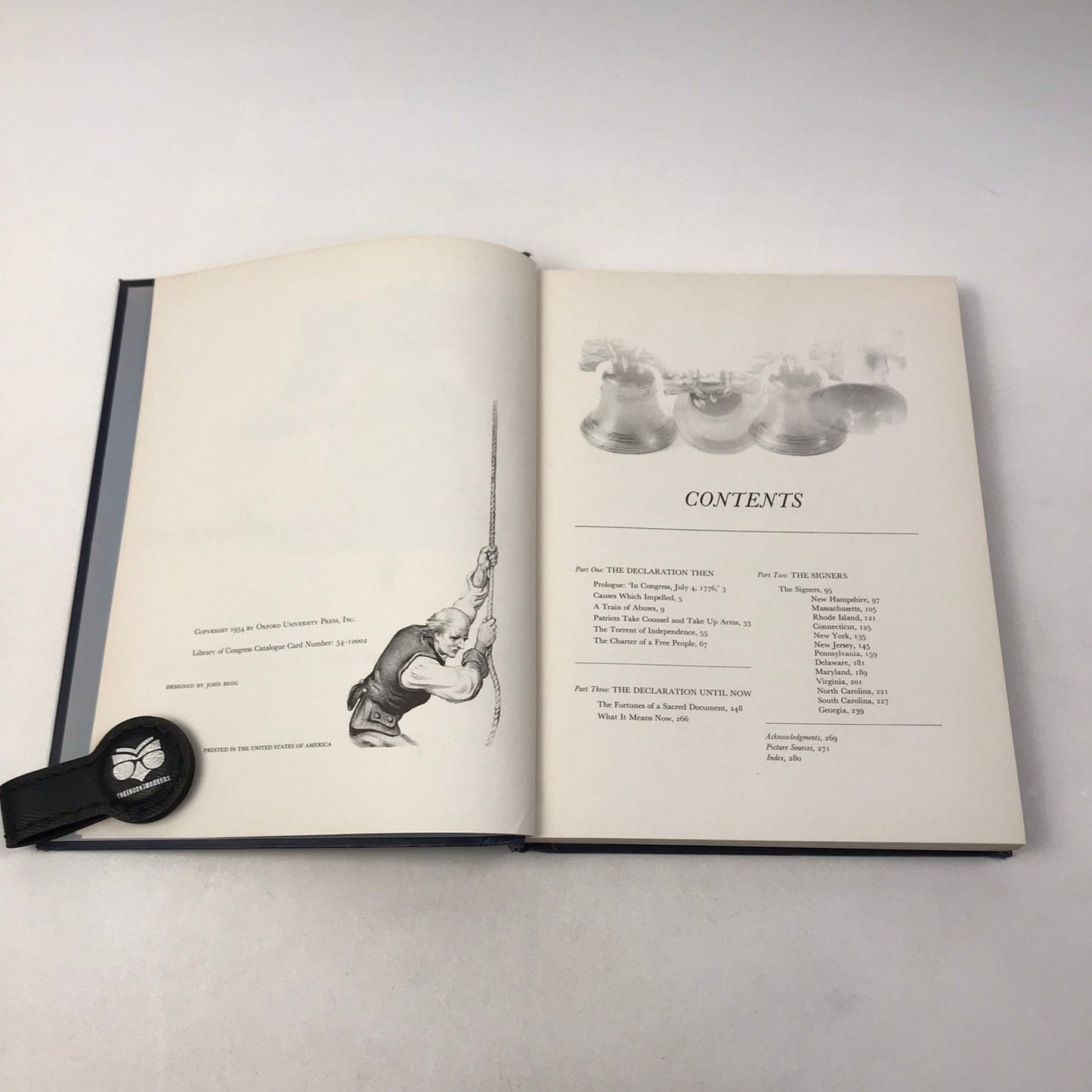 The Story of the Declaration of Independence by Dumas Malone 1954 History Book