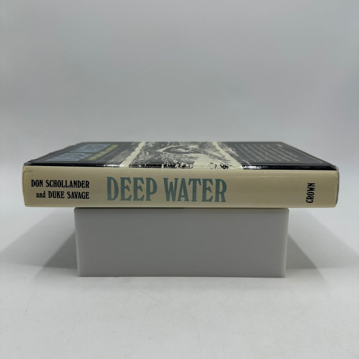 Deep Water Don Schollander Duke Savage SIGNED 1971 First Edition Olympic Sport