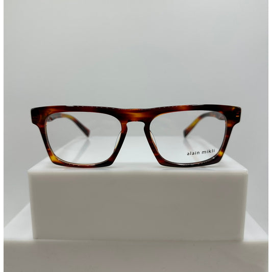 Alain Mikli N° 861 A03099 010 Havana Black Brown Unisex Rectangular 54-18-145