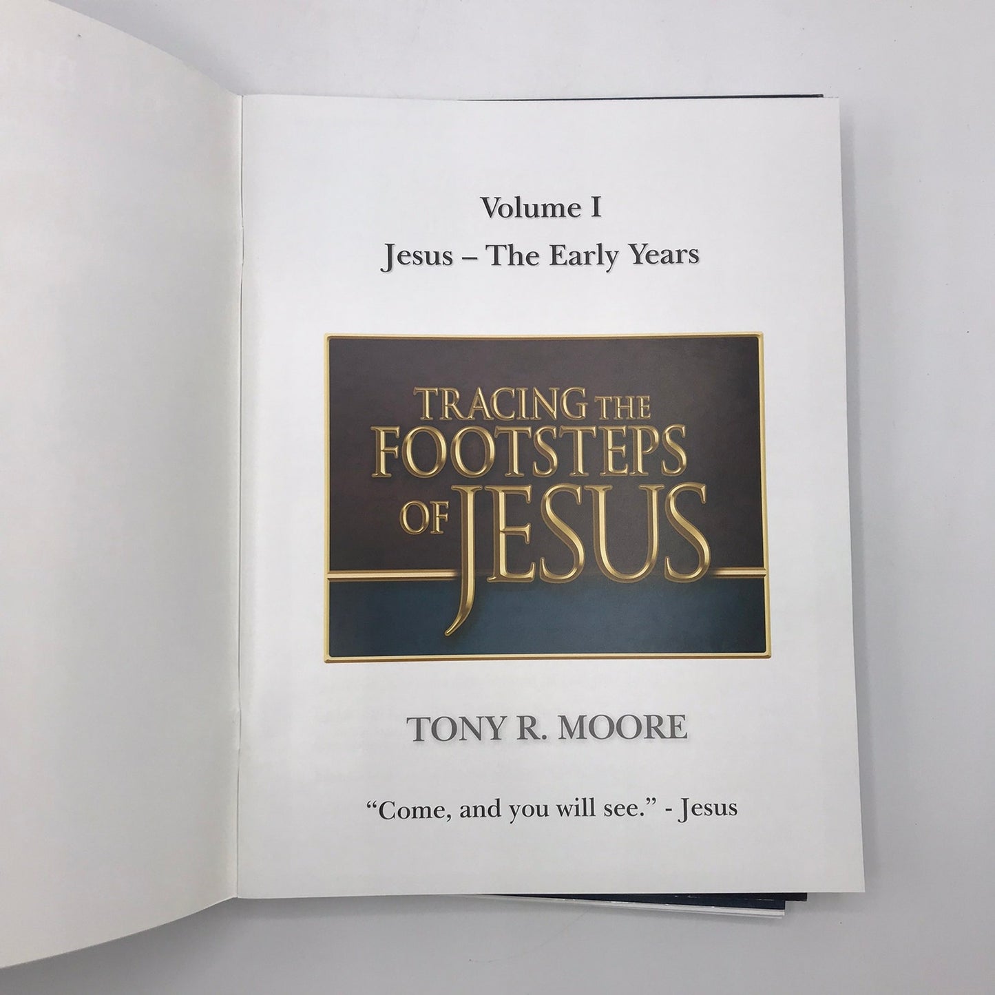 Tracing The Footsteps of Jesus Leaders Manual & Work Books 1-4 Set of Paperbacks