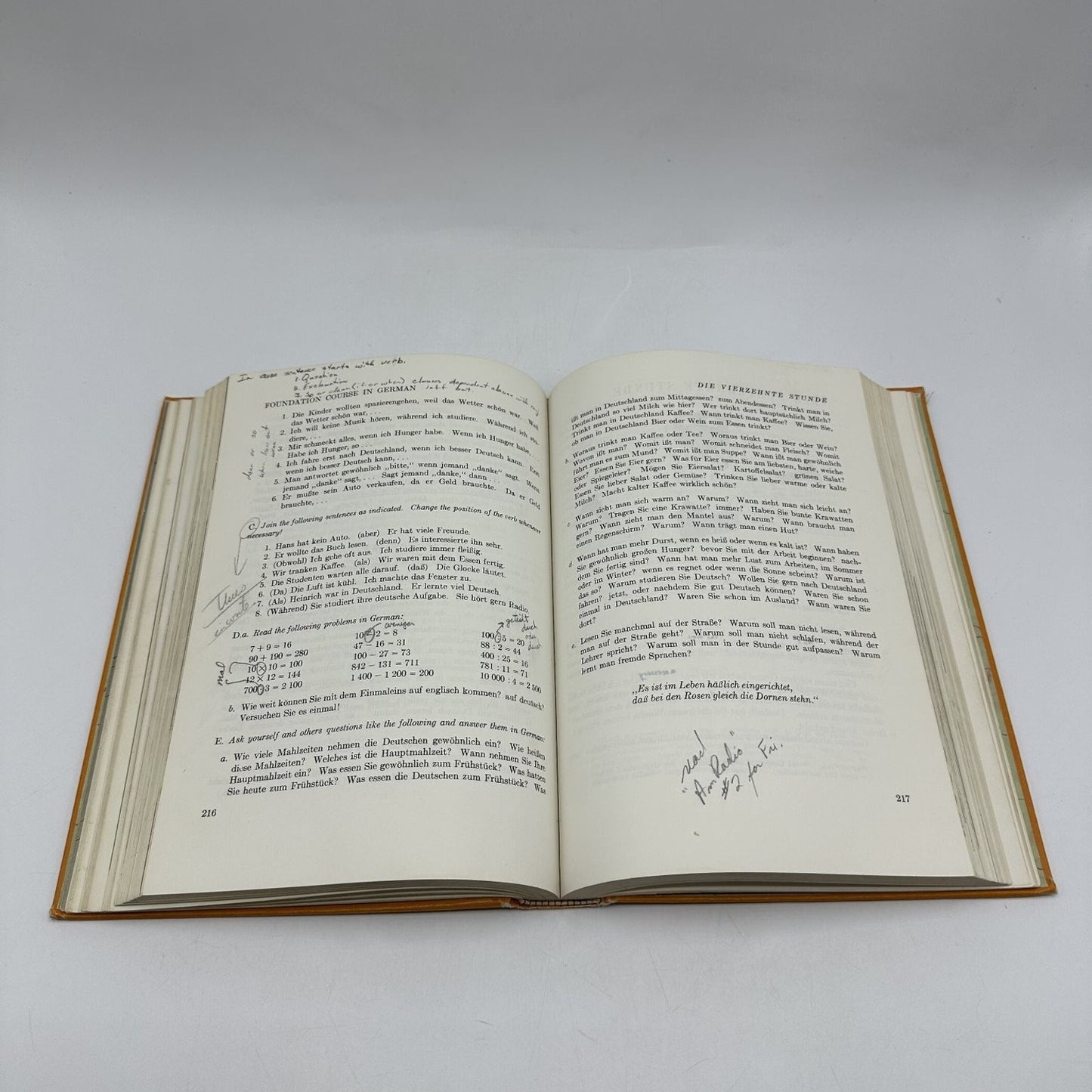 Foundation Course in German Homberger Ebelke 1964 Revised Edition Heath