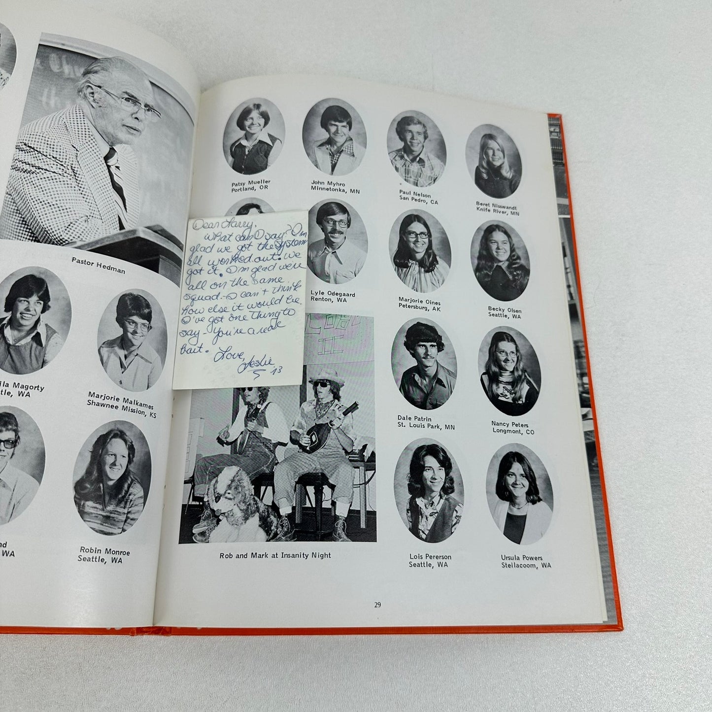 Lutheran Bible Institute 1977 Yearbook Come Walk With Me Seattle WA Memorabilia
