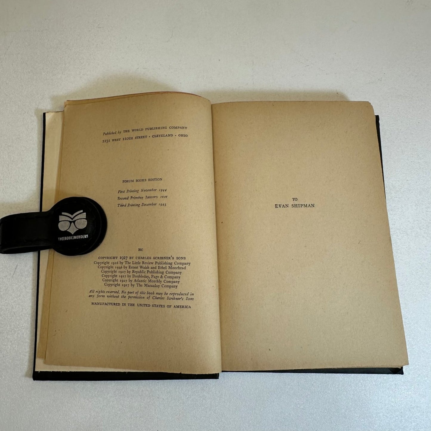 Men Without Women Ernest Hemingway 1945 Forum Books Edition Short Stories
