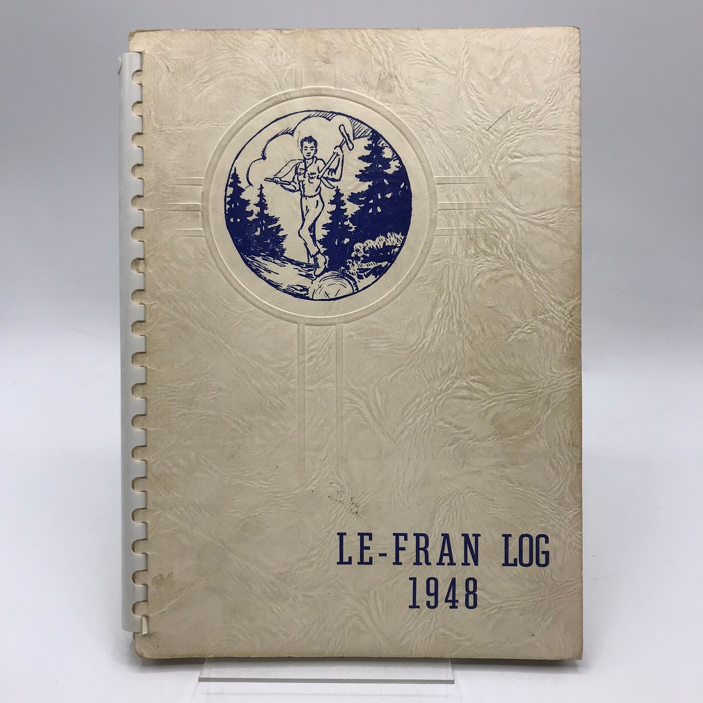 Le-Fran Log 1948 Lebam High School Yearbook Washington Photography Memorabilia