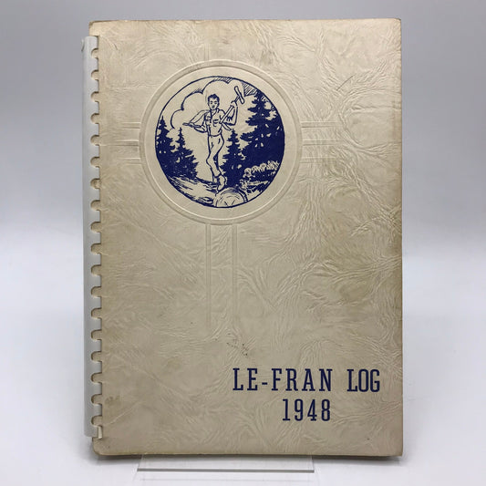 Le-Fran Log 1948 Lebam High School Yearbook Washington Photography Memorabilia