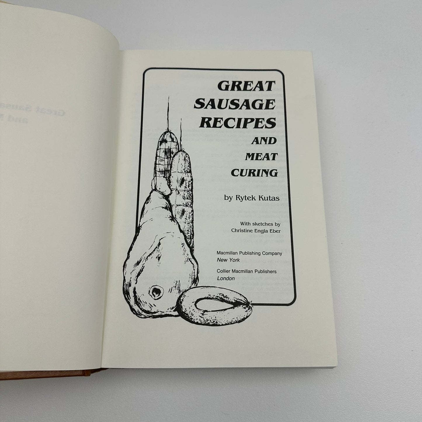 Great Sausage Recipes and Meat Curing Rytek Kutas Cookbook Food Preservation