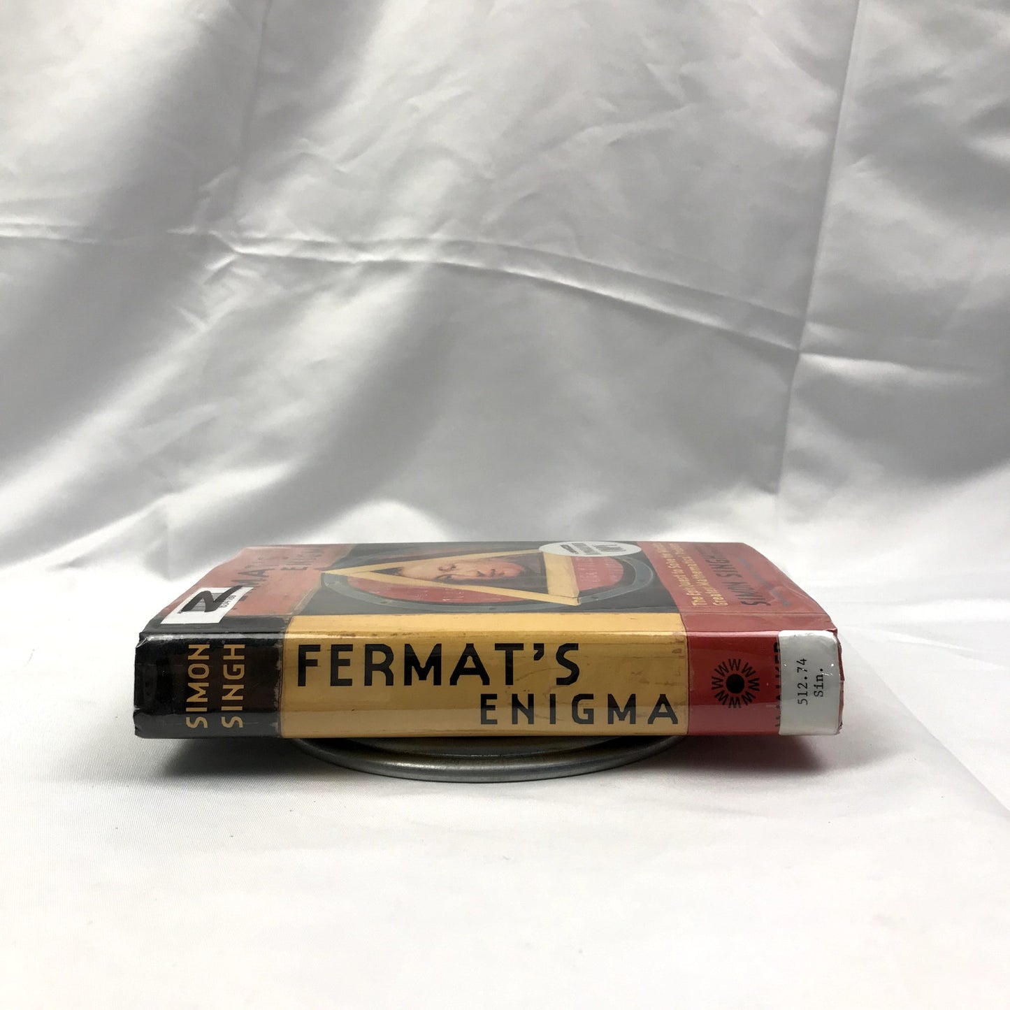 Fermat's Enigma Signed Book Ex-Library Hardcover by Simon Singh 1997 Walker & Co