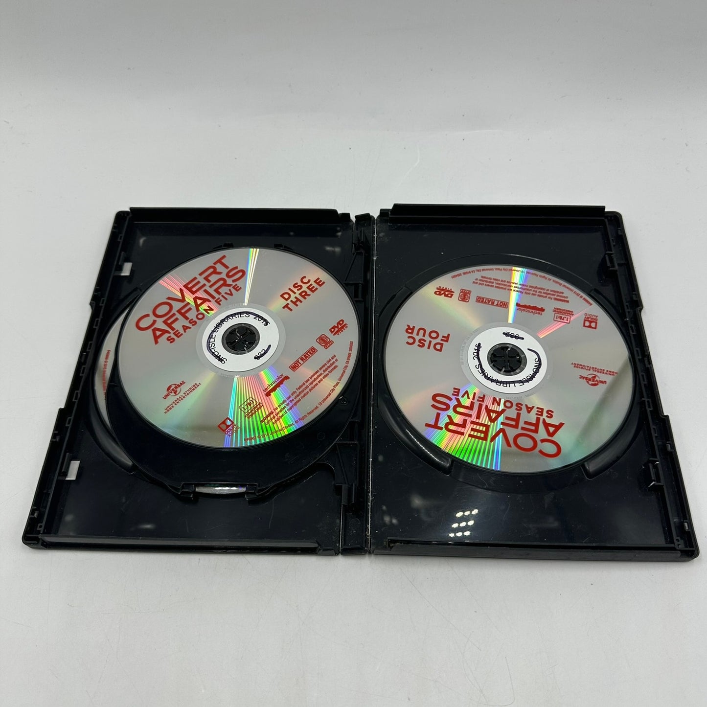 Covert Affairs Season Five DVDs 16 Episodes 4 Discs Action Drama Spy Thriller