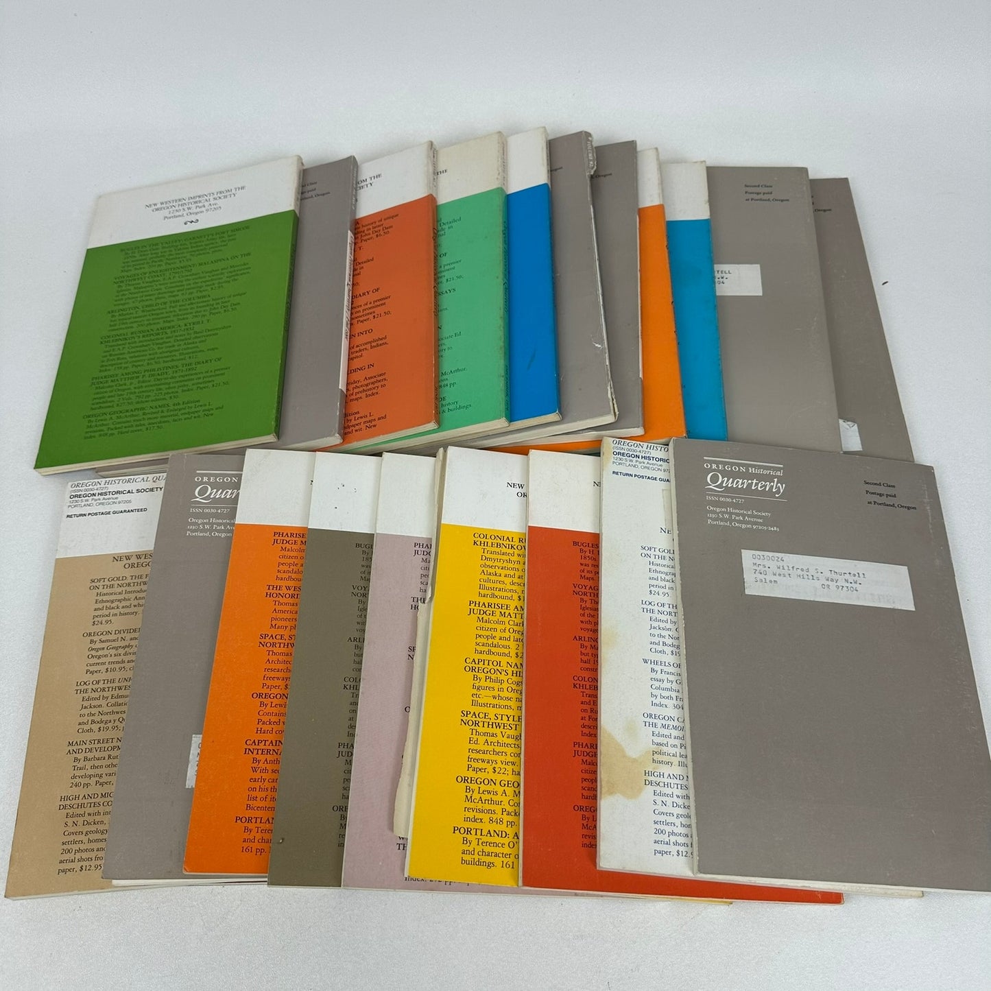 Oregon Historical Quarterly Lot of 21 Local History Journalism Articles Essays